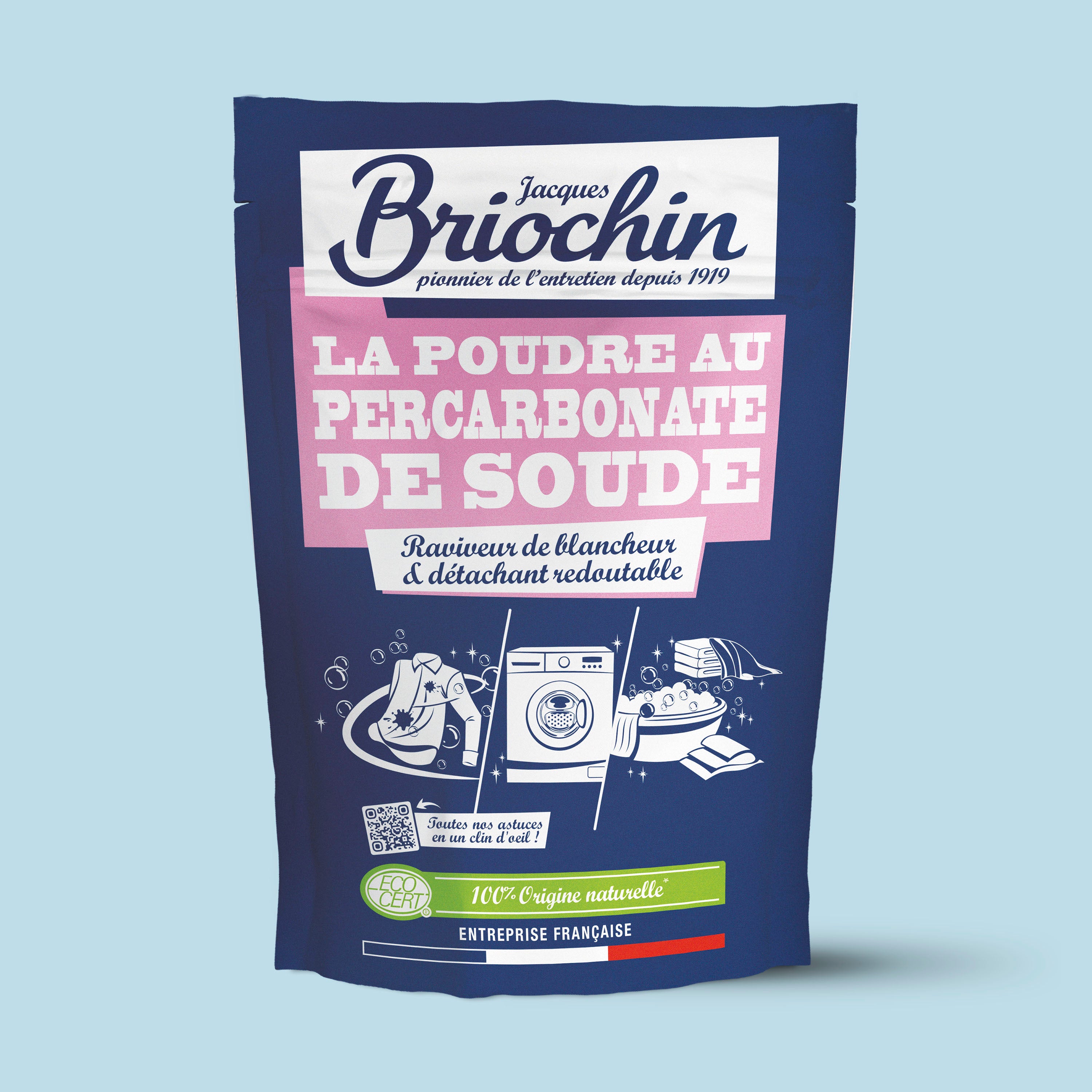 JACQUES BRIOCHIN - Le percarbonate de soude 500g Sans parfum