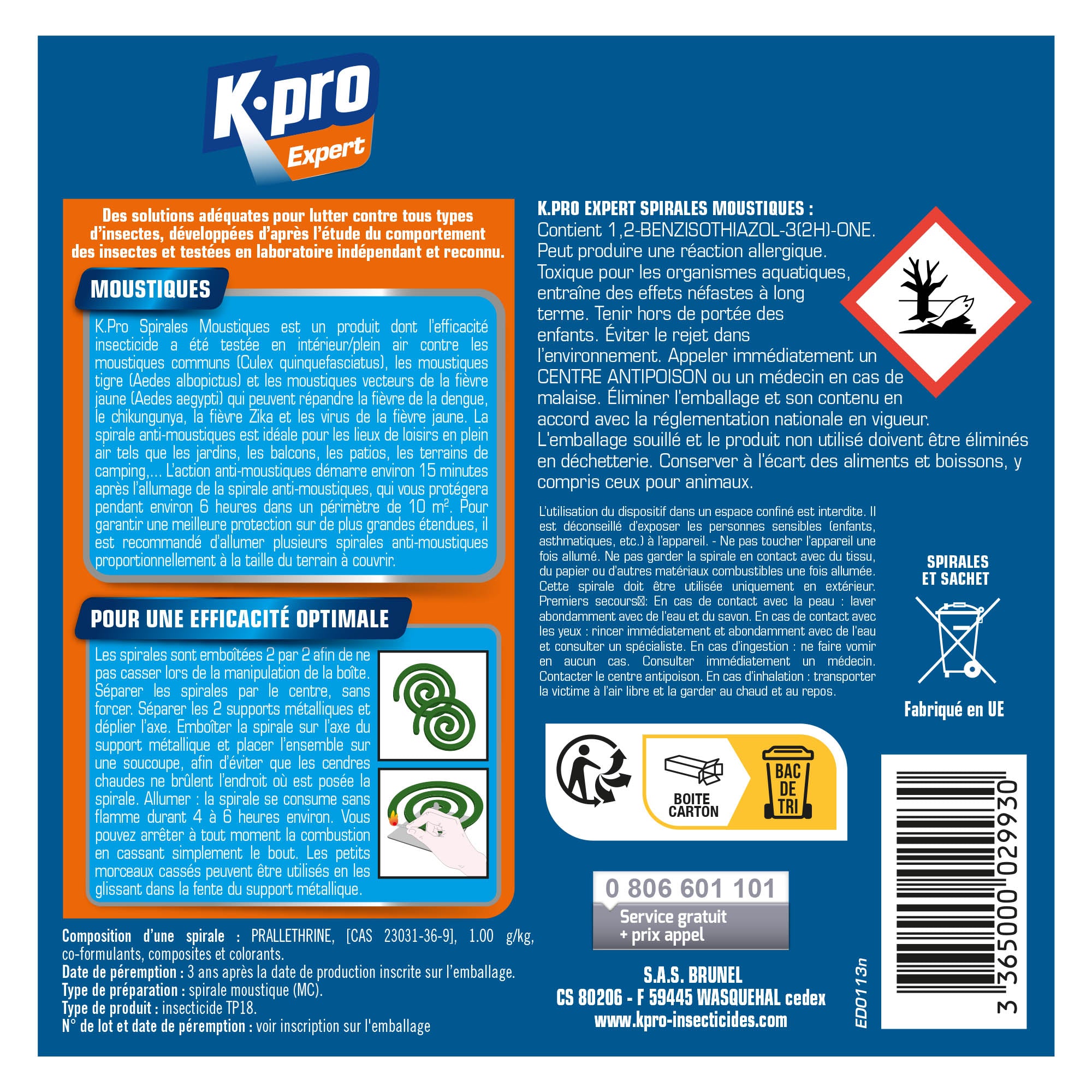 K.PRO - Spirales anti-moustiques
X10