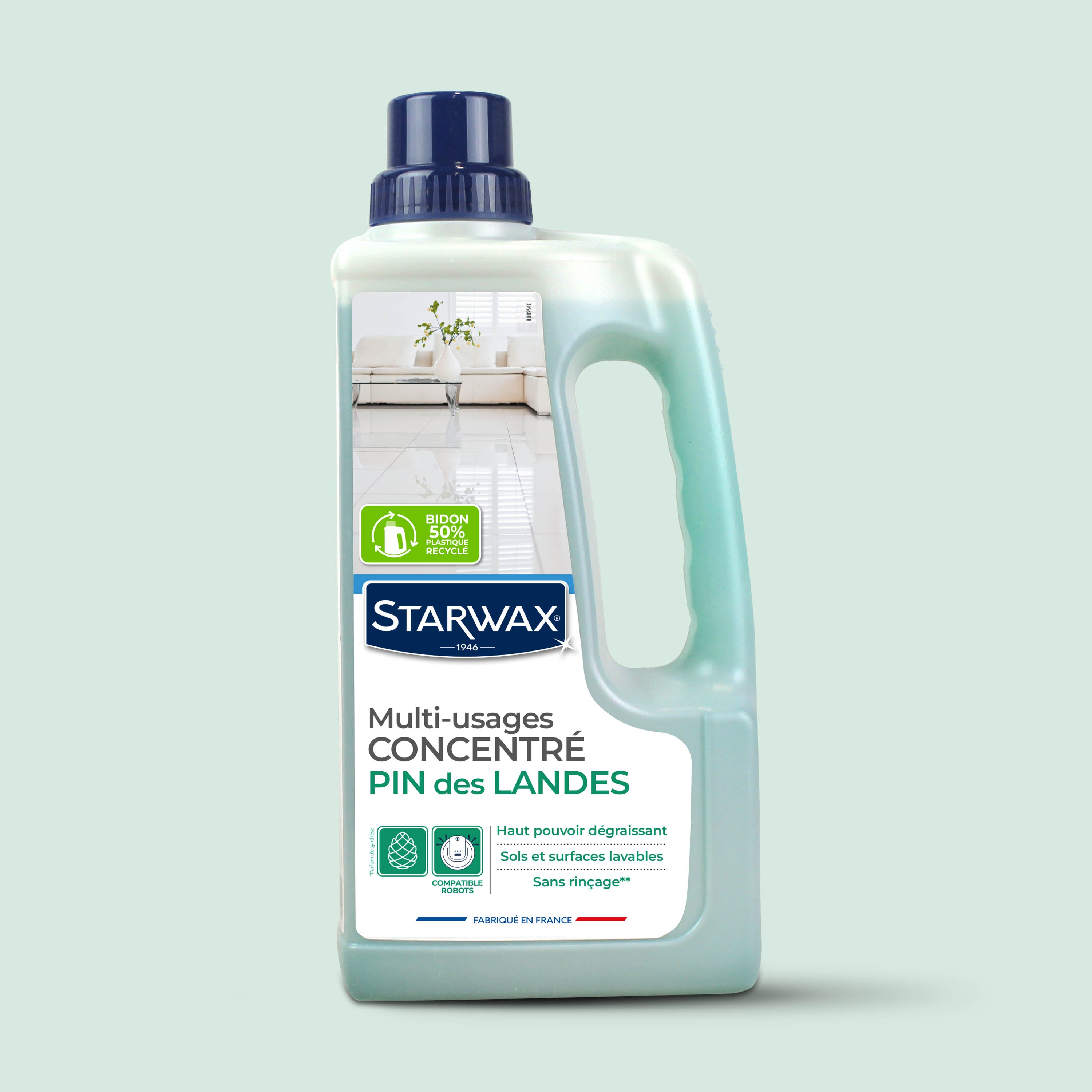 STARWAX - Nettoyant multi-usages concentré parfum pin des landes 1L Parfum pin des landes (parfum de synthèse)