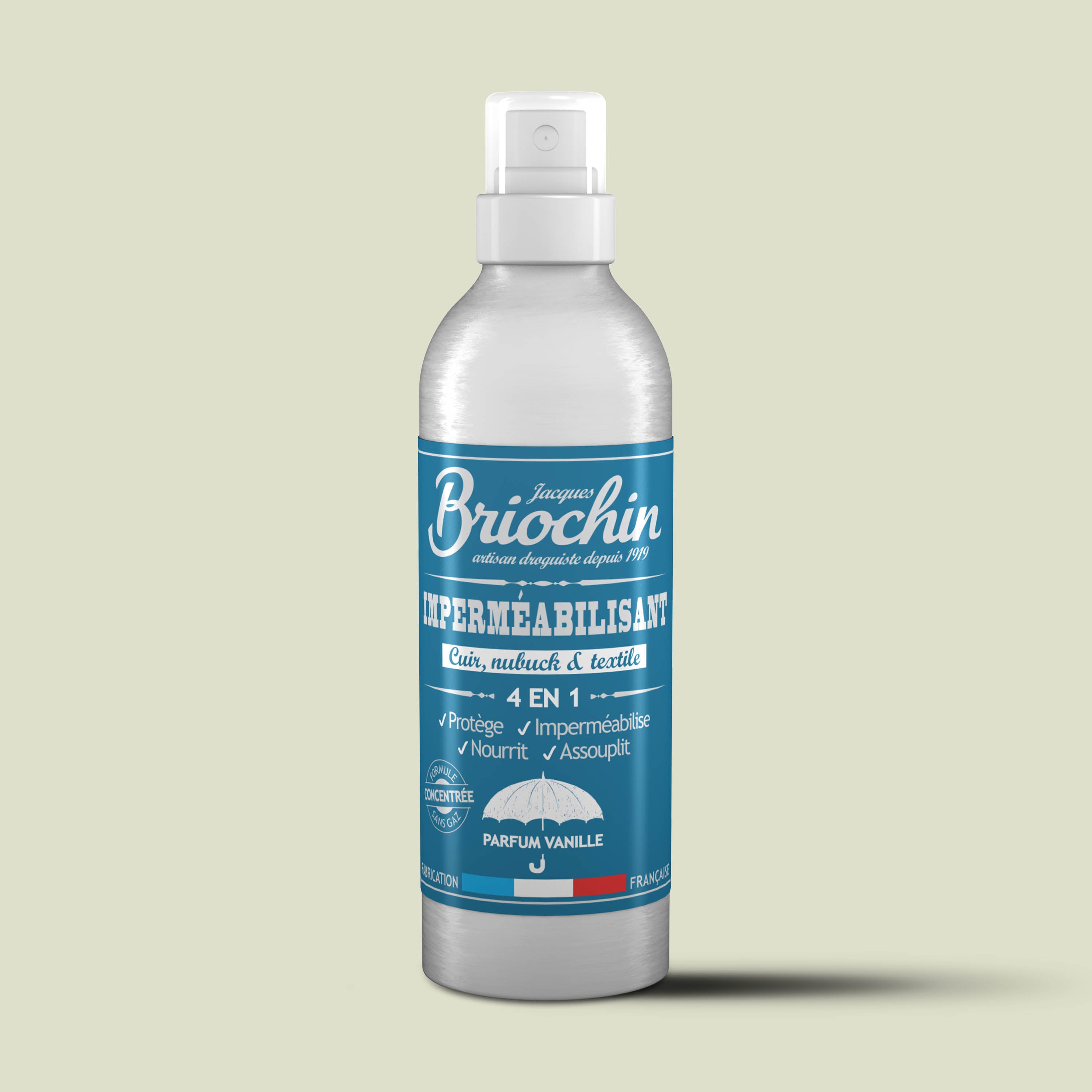 BRIOCHIN - Imperméabilisant chaussure 200ml Parfum vanille