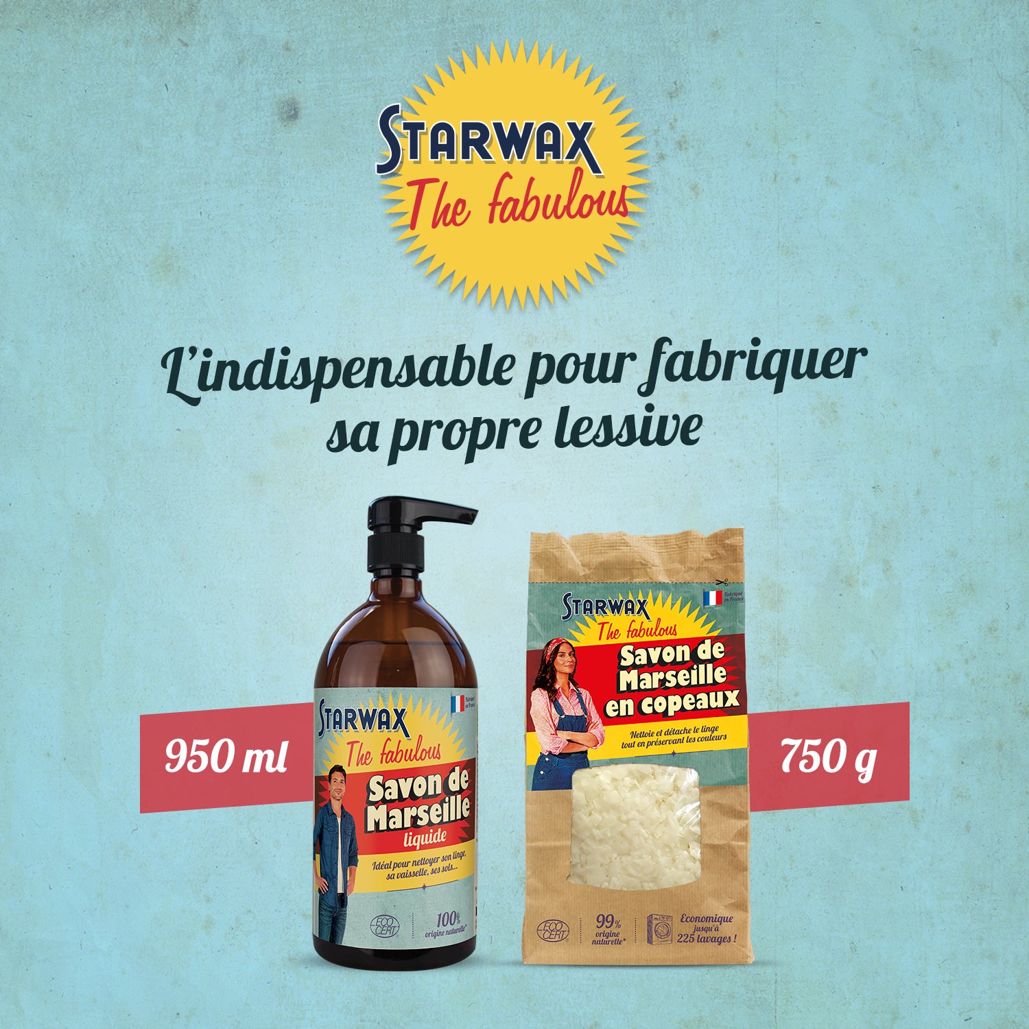 STARWAX FABULOUS - Savon de Marseille 950ml