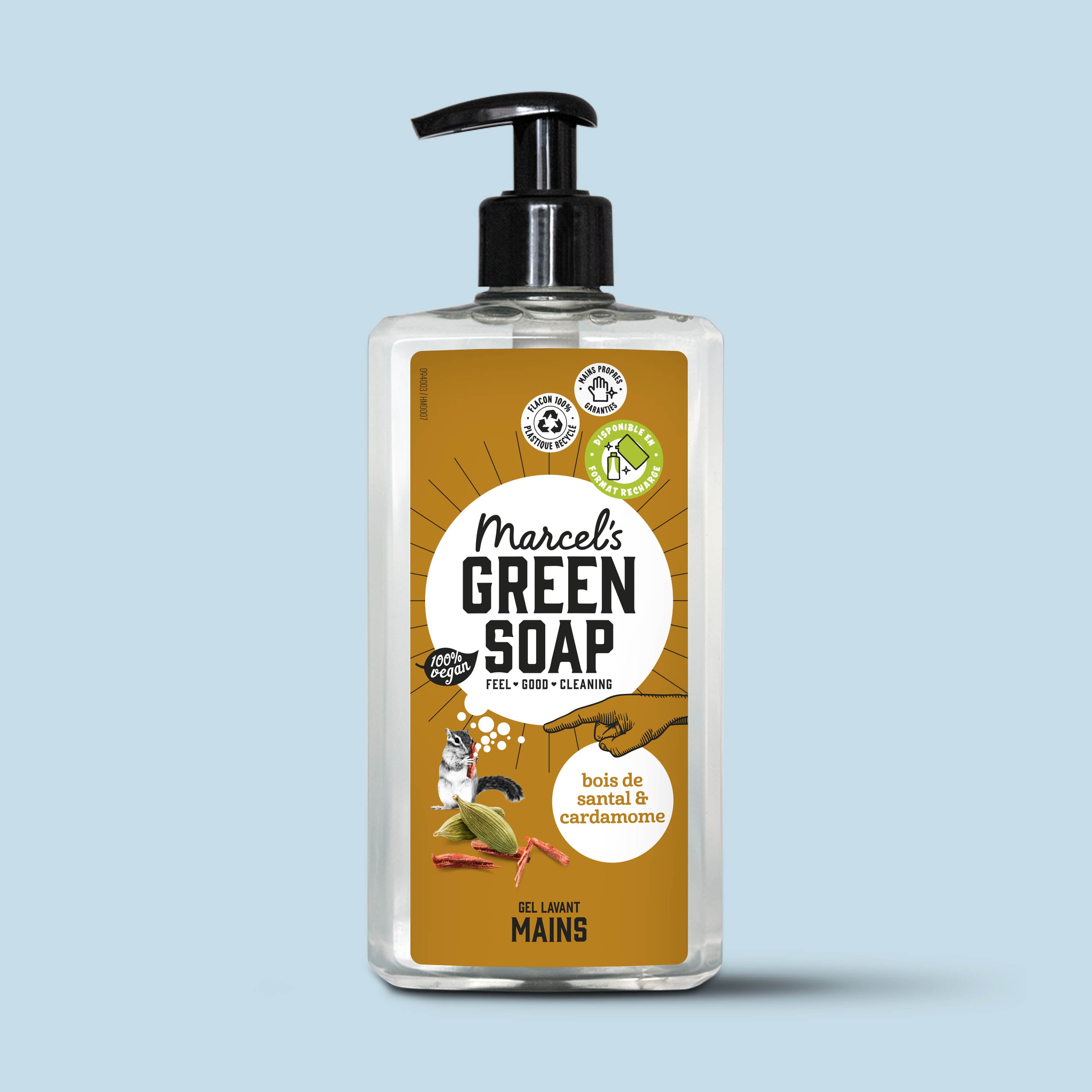 MARCEL'S GREEN SOAP - Le Gel Lavant Mains Bois de santal & Cardamome 250ml Bois de santal & Cardamome