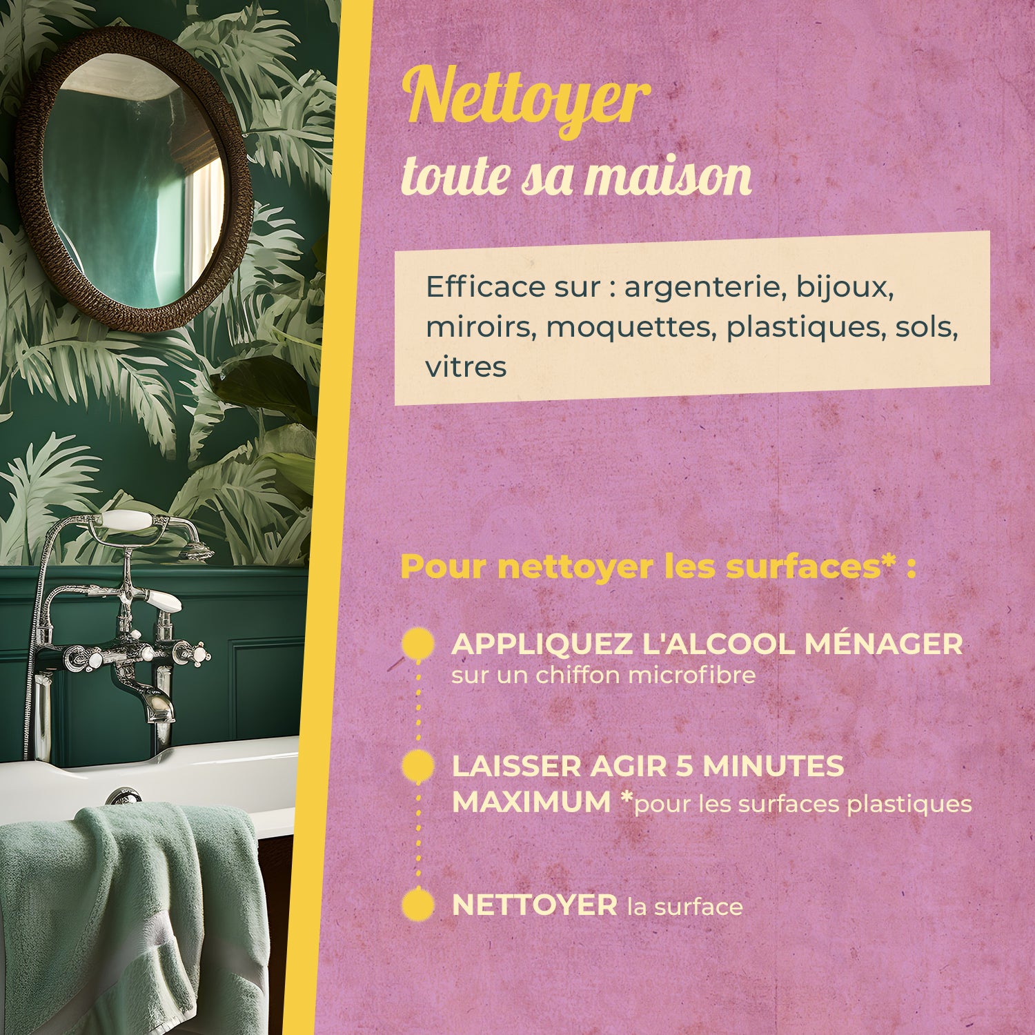 STARWAX FABULOUS - Alcool ménager 9.5° 1L