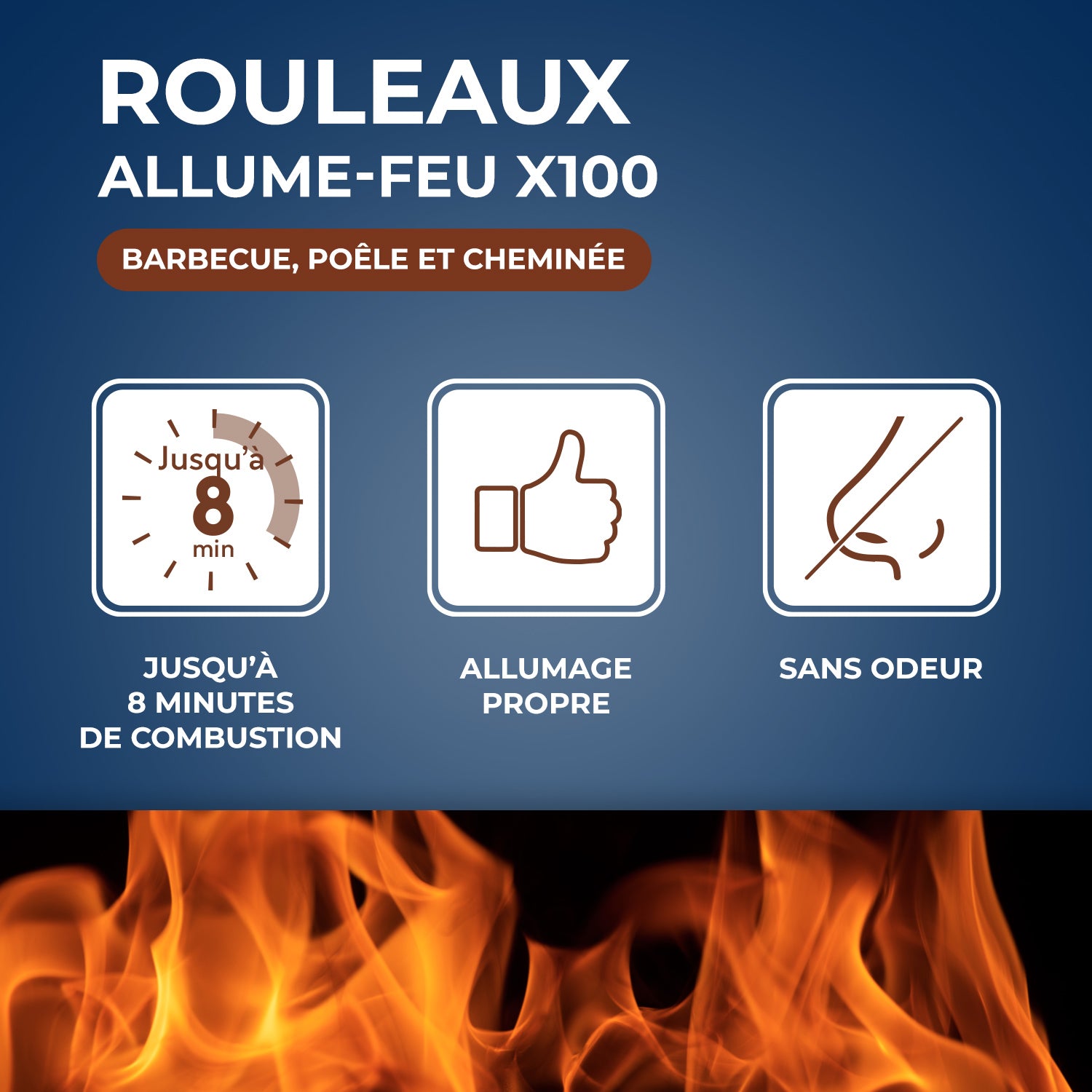 STARWAX - Rouleaux allume feu FSC® X50