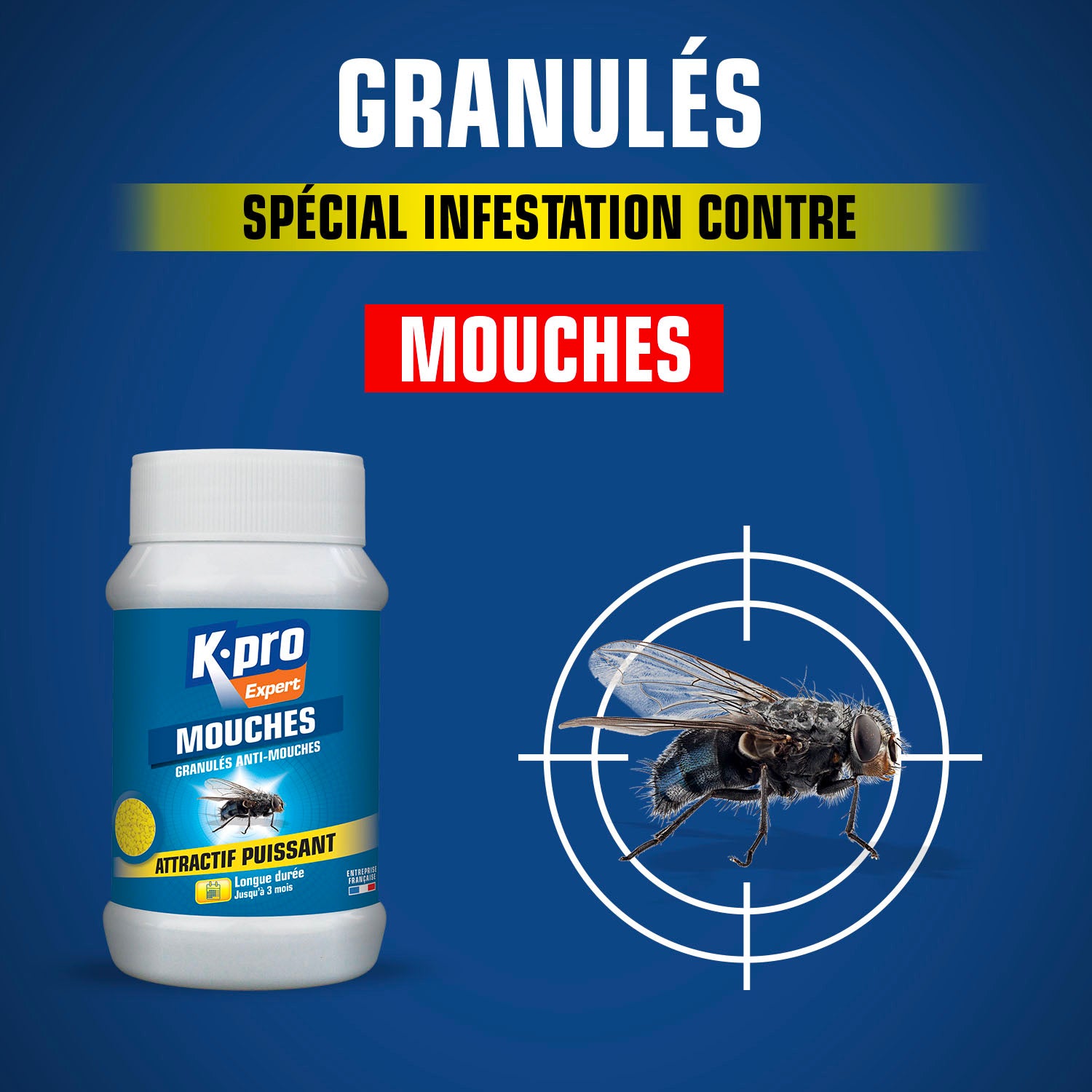 K.PRO - Granulés anti-mouches
300g