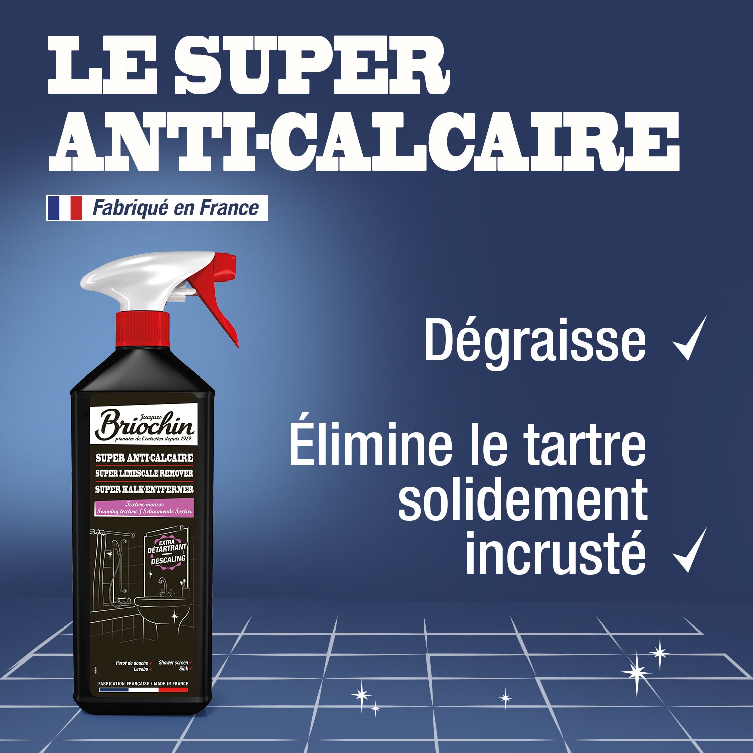 JACQUES BRIOCHIN - Super Décapant Anticalcaire 1L
