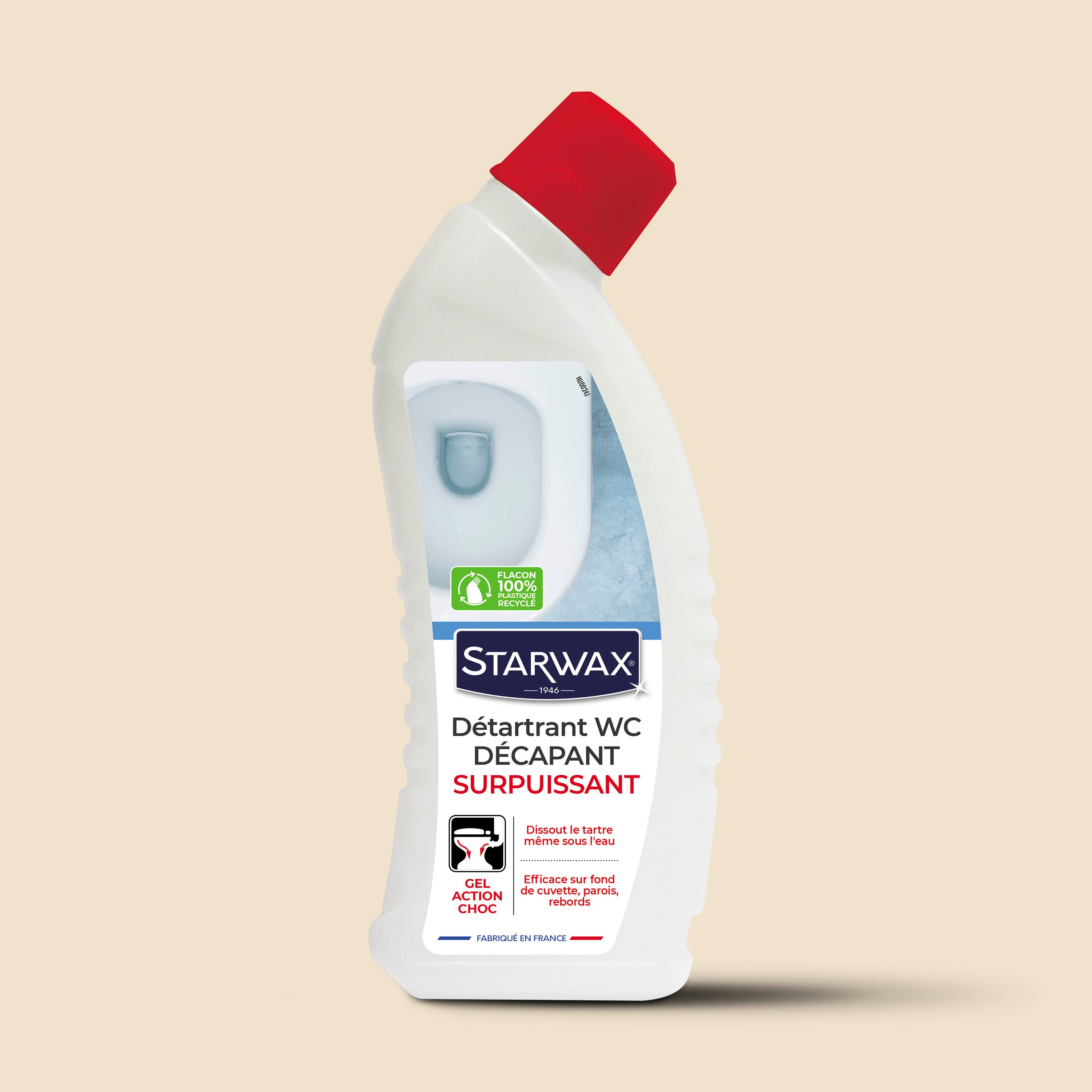 STARWAX - Détartrant surpuissant gel pour WC 750ml
