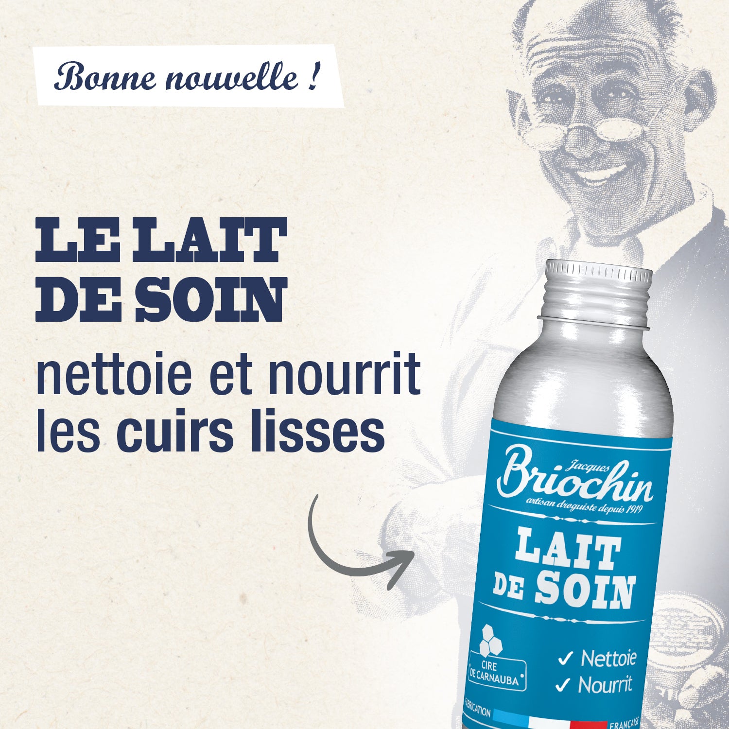 JACQUES BRIOCHIN - Lait de soin 100ml