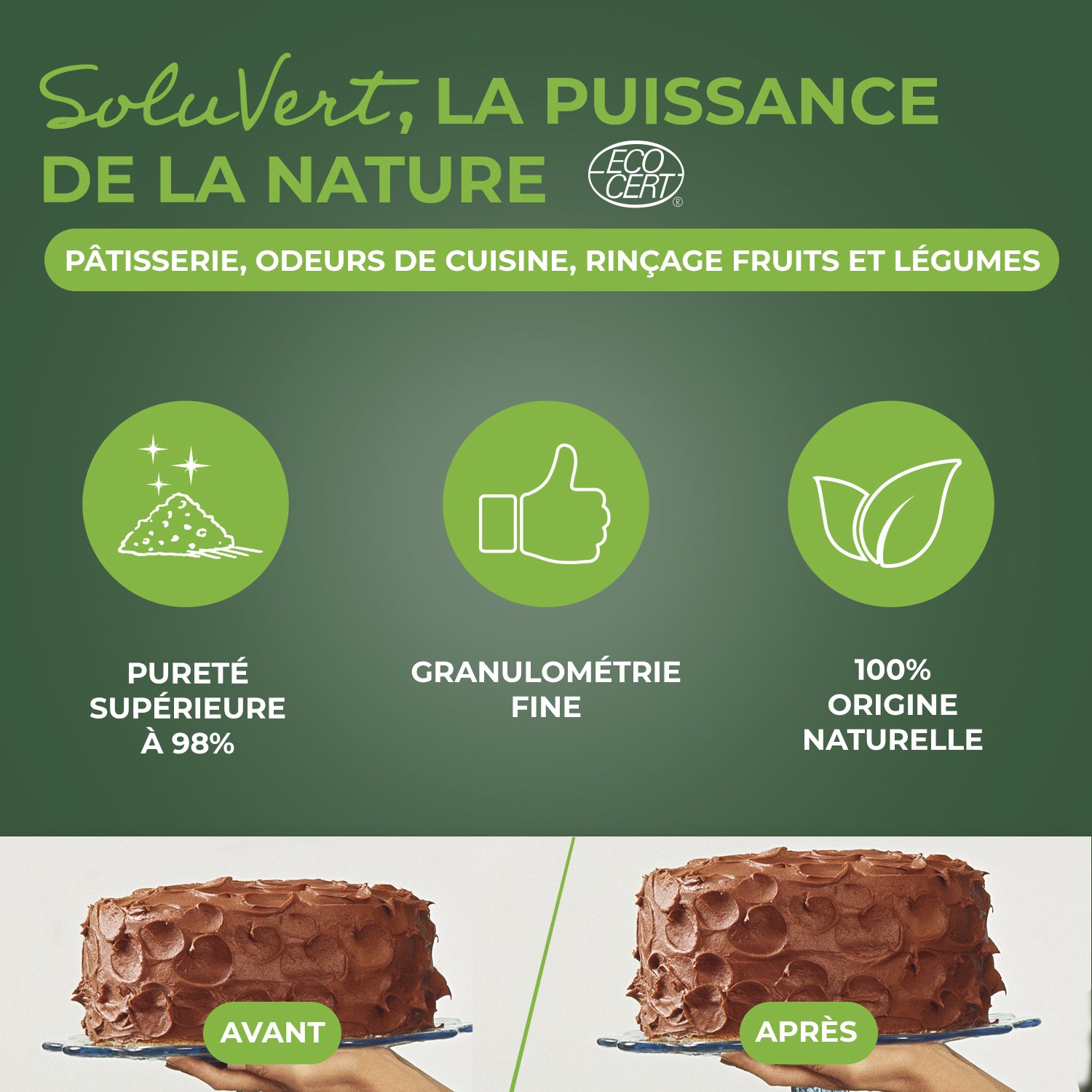 STARWAX SOLUVERT - Bicarbonate de soude alimentaire 1kg