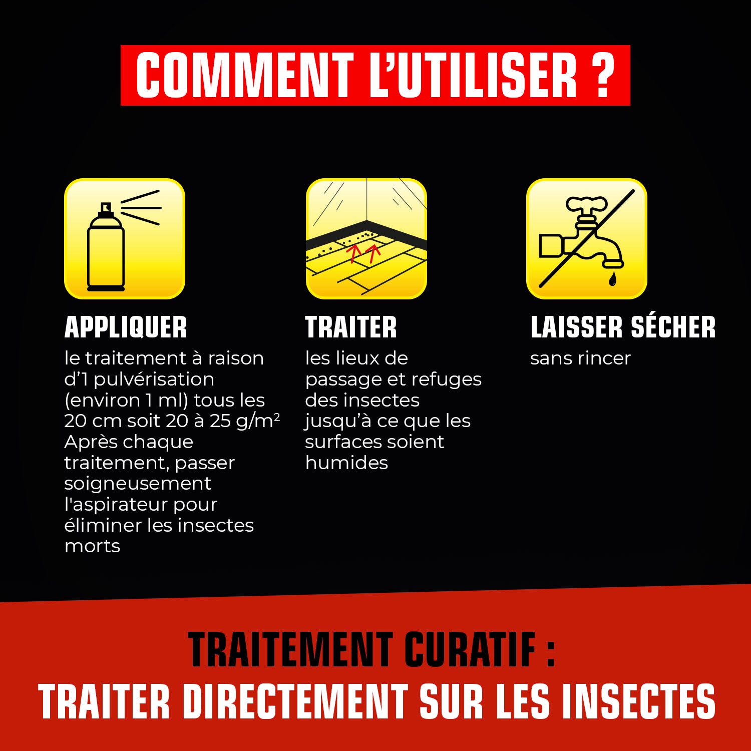 K.PRO - Pulvérisateur punaises de lit 1L