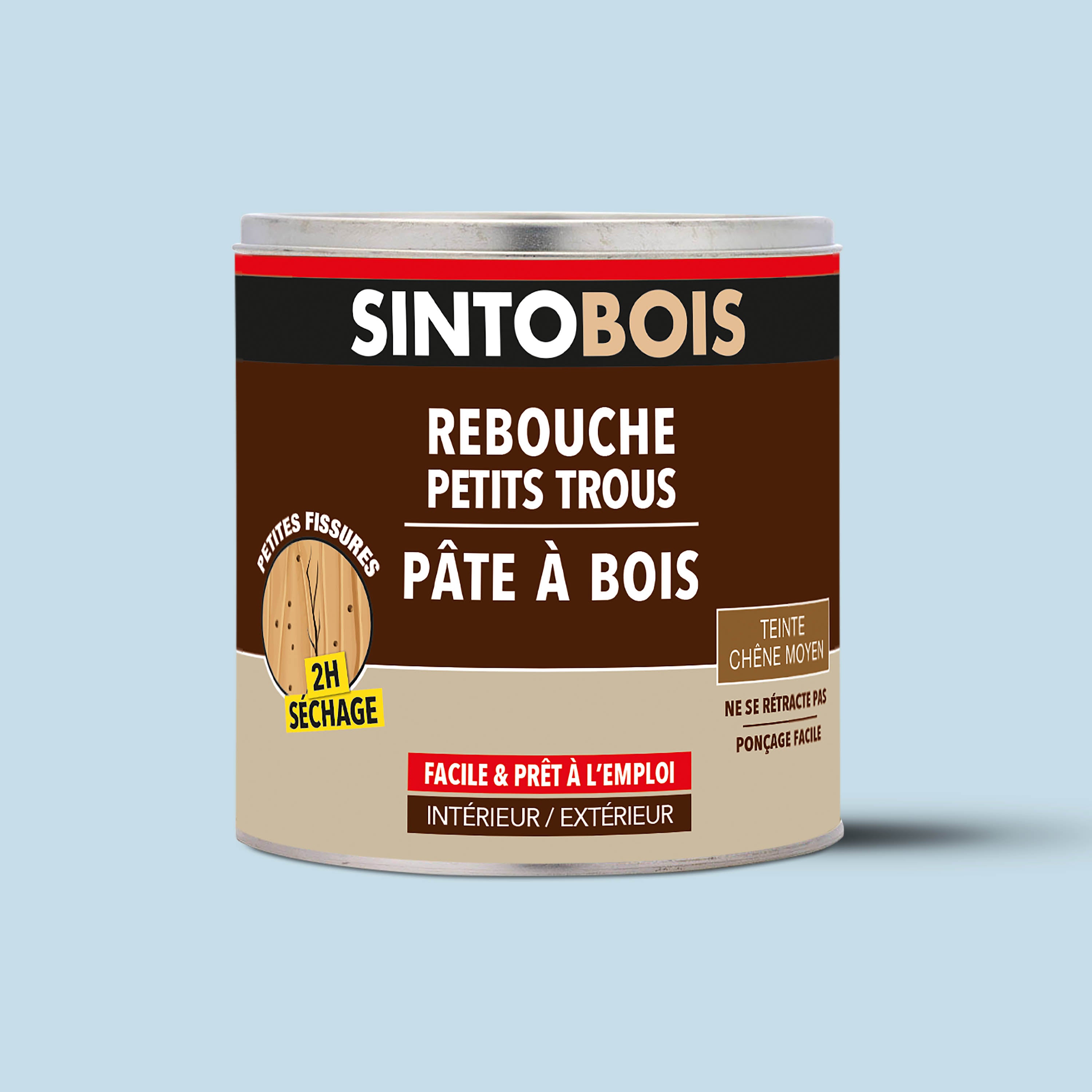 SINTO - Pâte à bois tradition 550ml Chêne clair