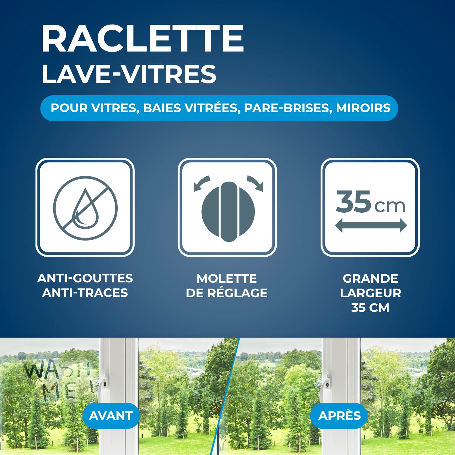 STARWAX - Raclette lave vitres
X1