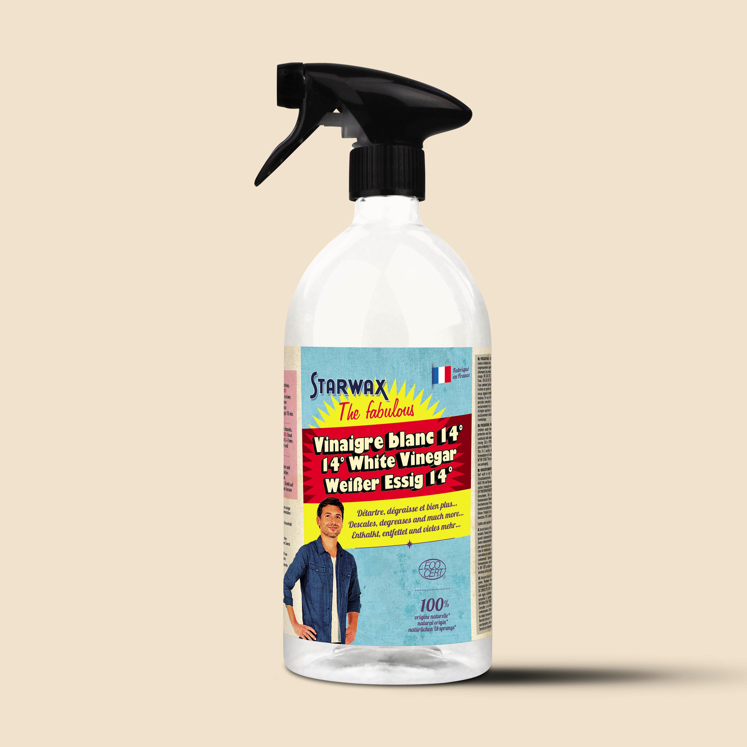 Vinaigre blanc 14° prêt à l'emploi