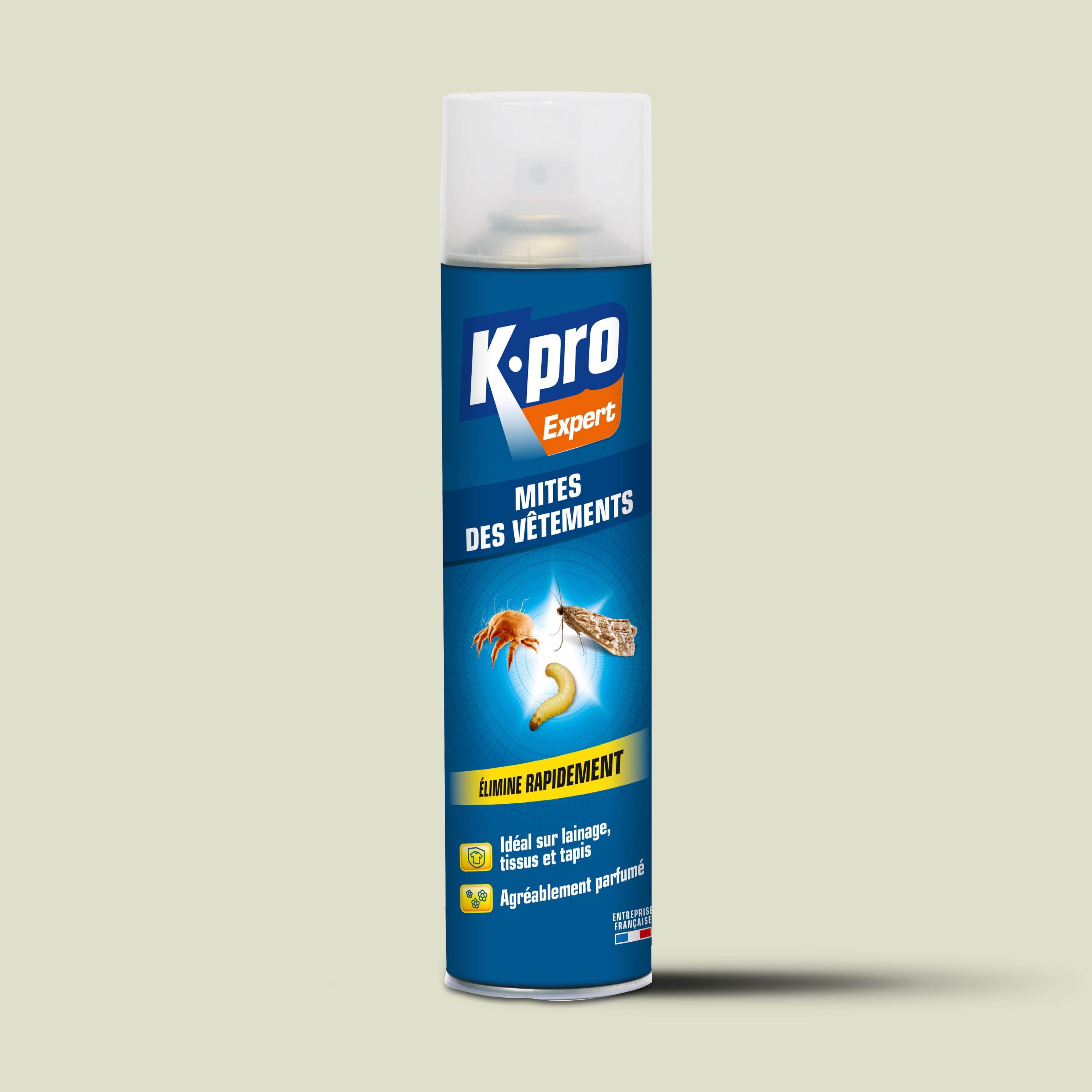 K.PRO - Aérosol mites des vêtements 400ml