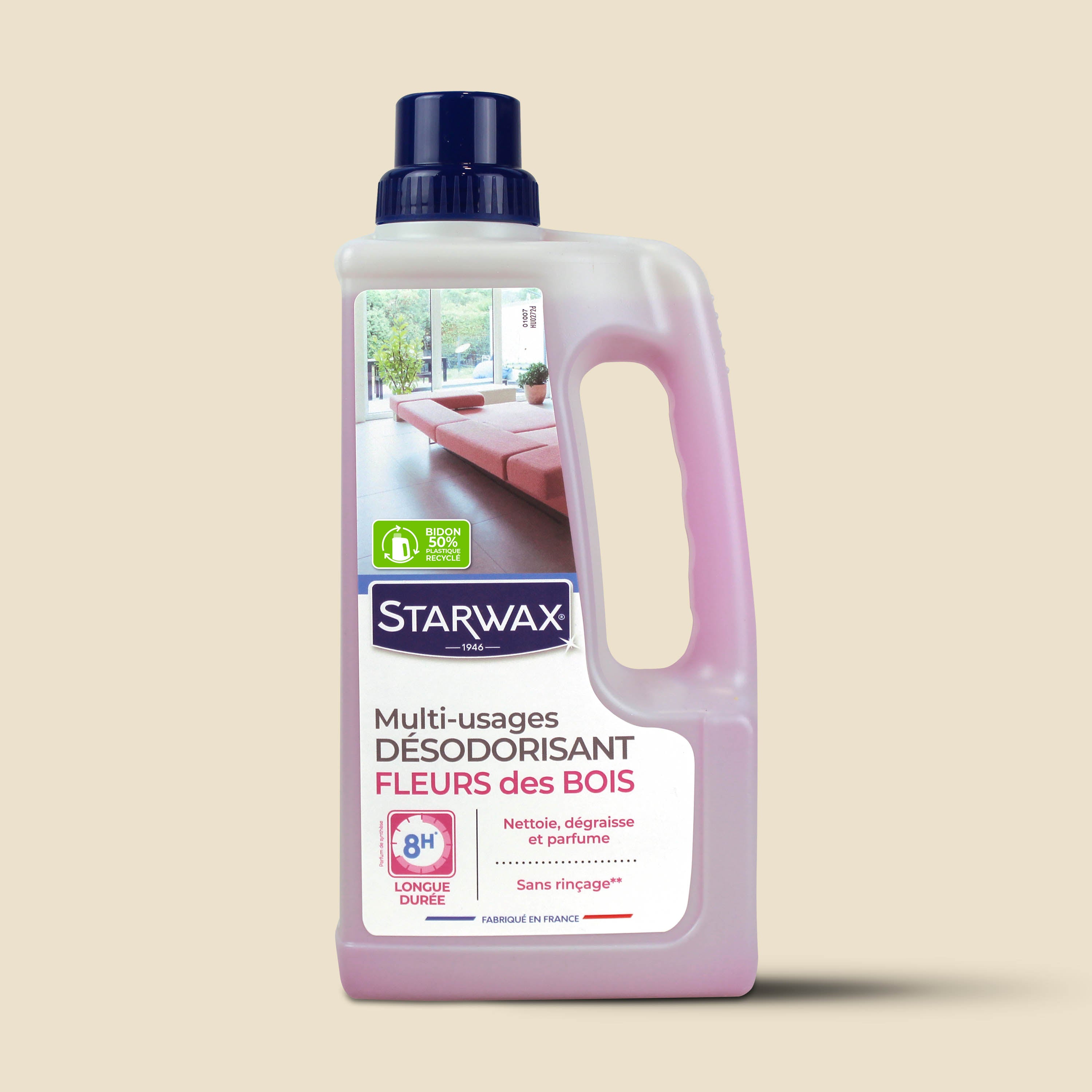 STARWAX - Nettoyant désodorisant longue durée parfum fleur des bois 1L Parfum fruit des bois (parfum de synthèse)