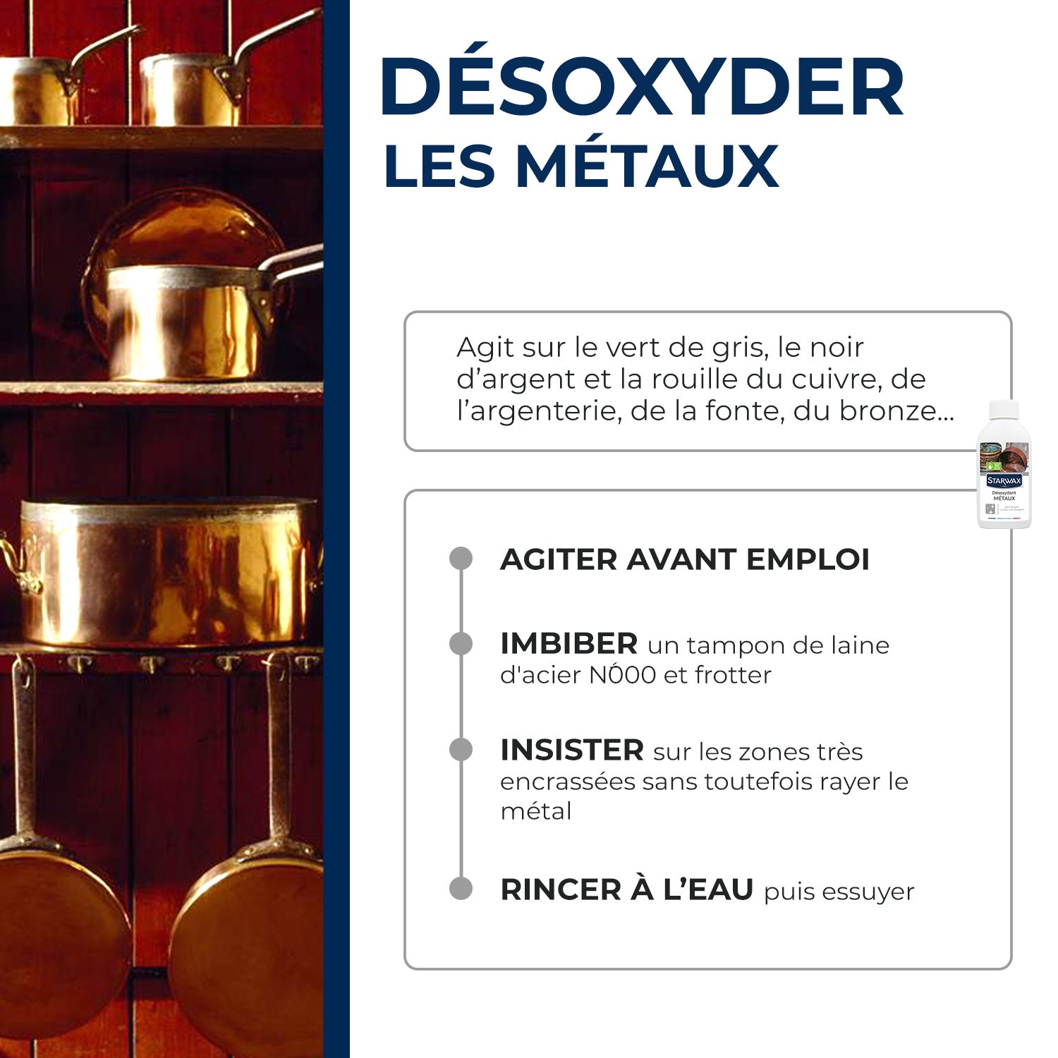 STARWAX - Désoxydant pour métaux 250ml