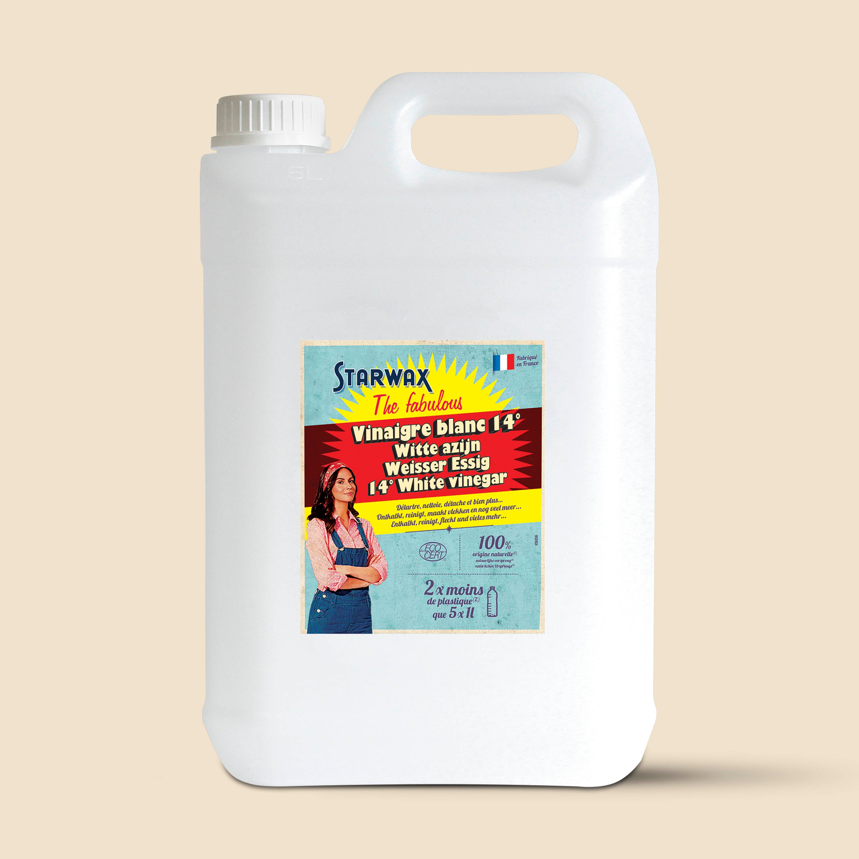 STARWAX FABULOUS - Vinaigre blanc 14° 1L