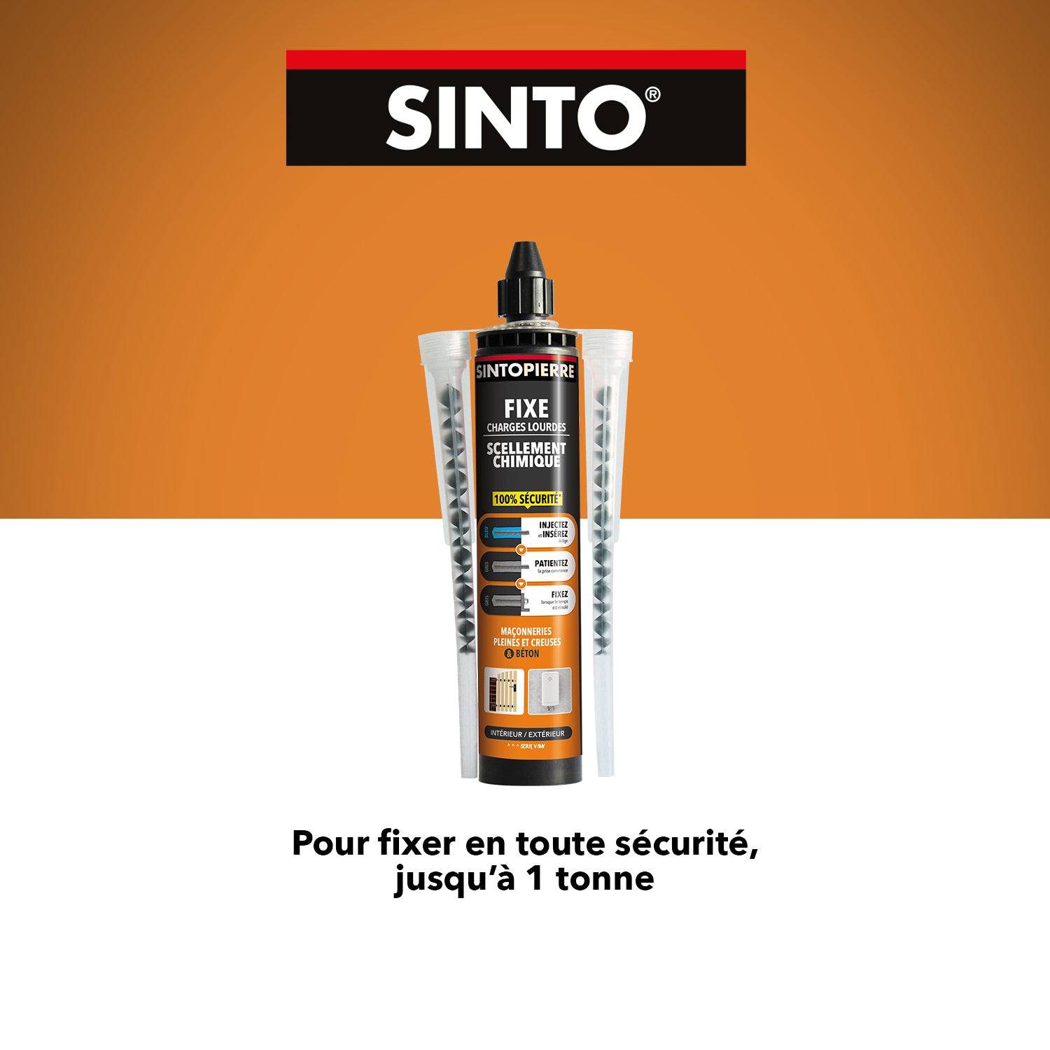 SINTO - Scellement chimique 300ml