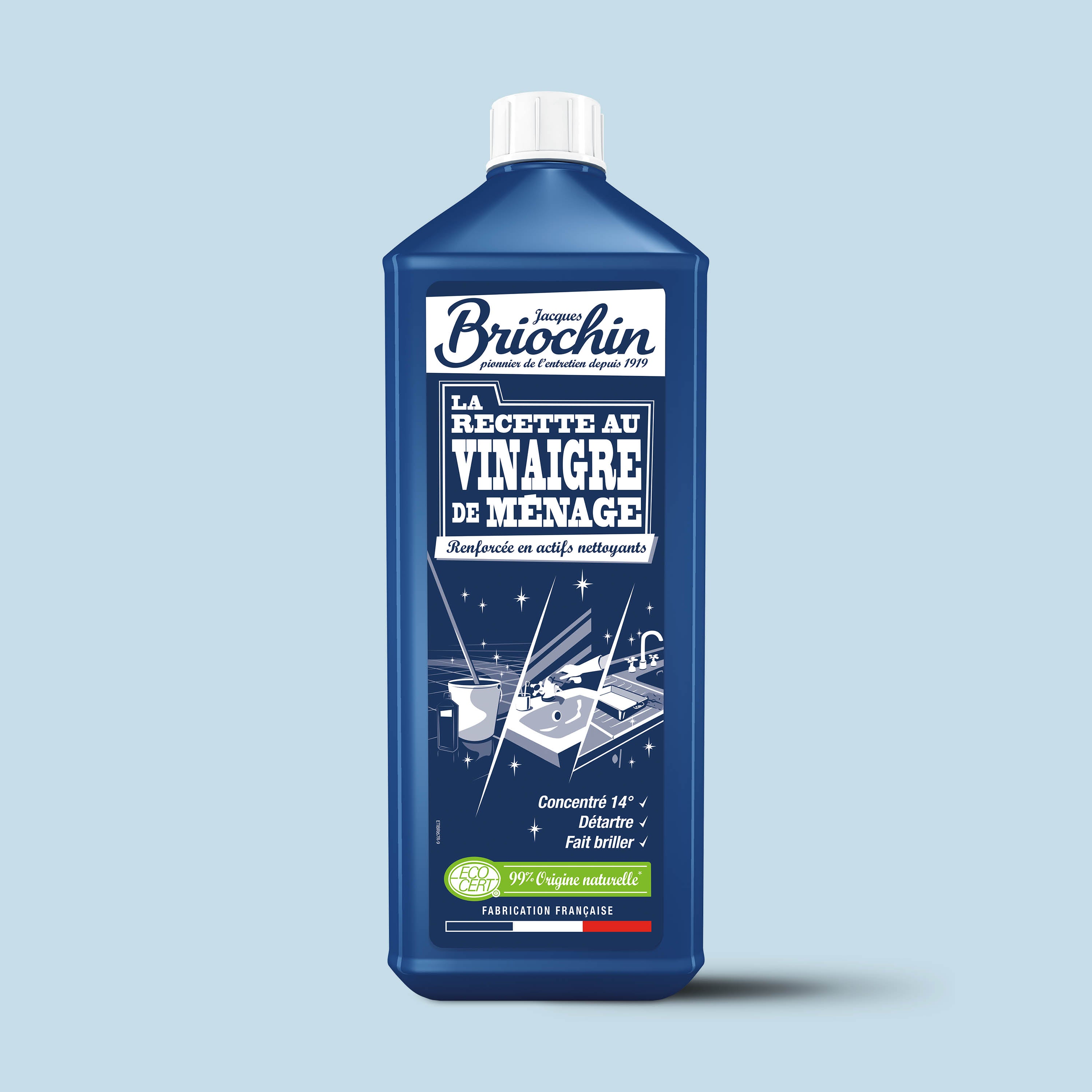 JACQUES BRIOCHIN - Ma recette au vinaigre de ménage 1L