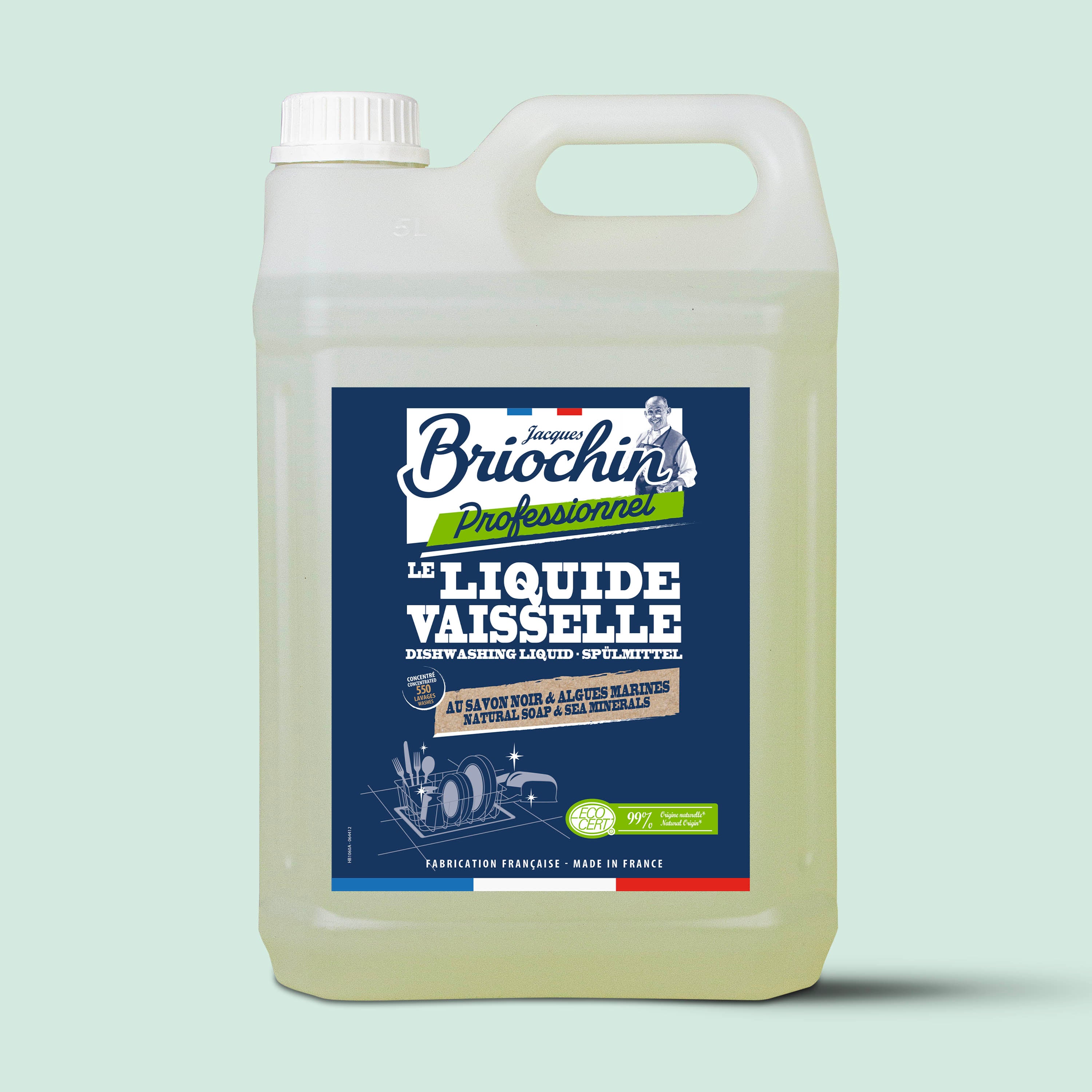 JACQUES BRIOCHIN PRO - Le Liquide vaisselle 5L Parfum algues marines