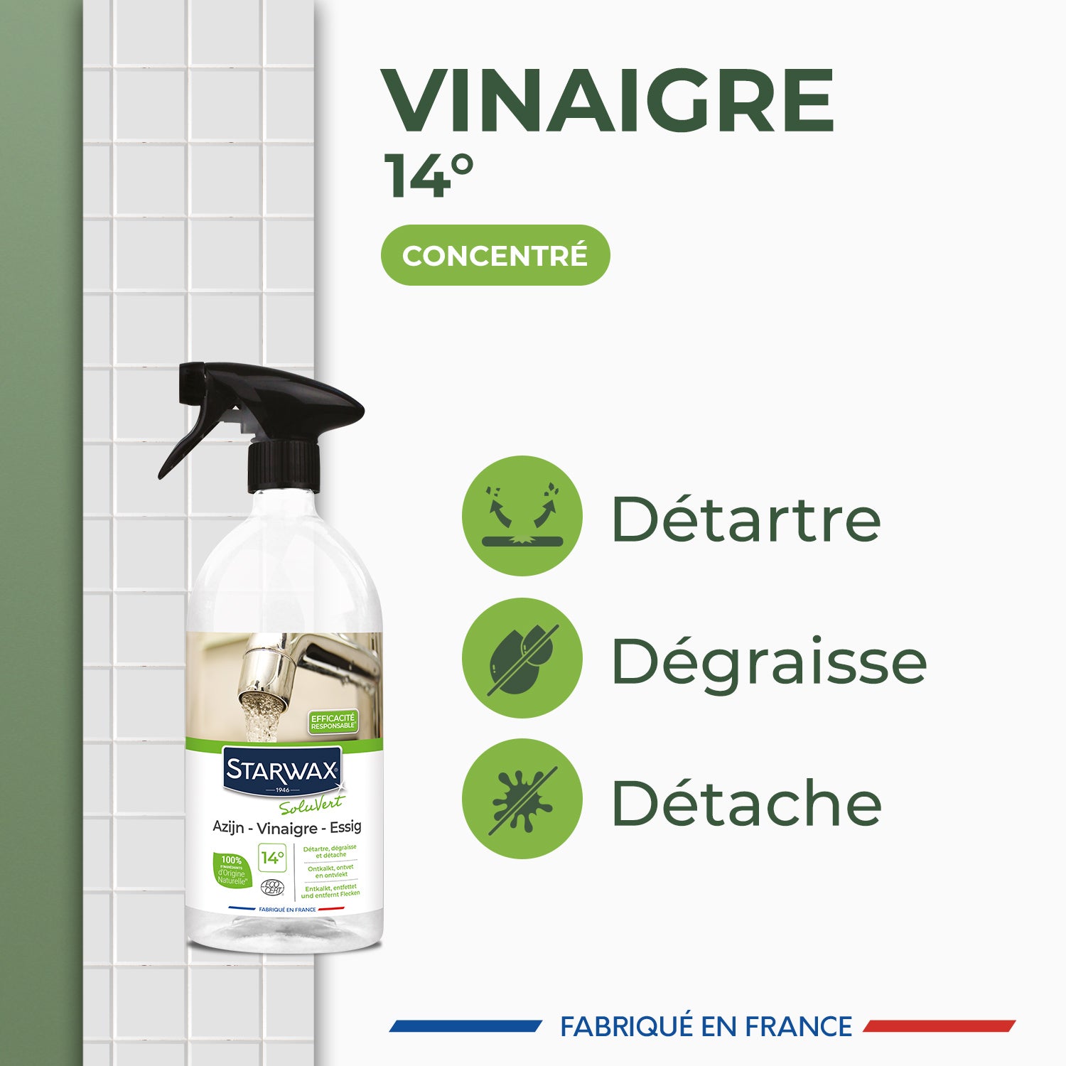 STARWAX - Vinaigre 14° 1L