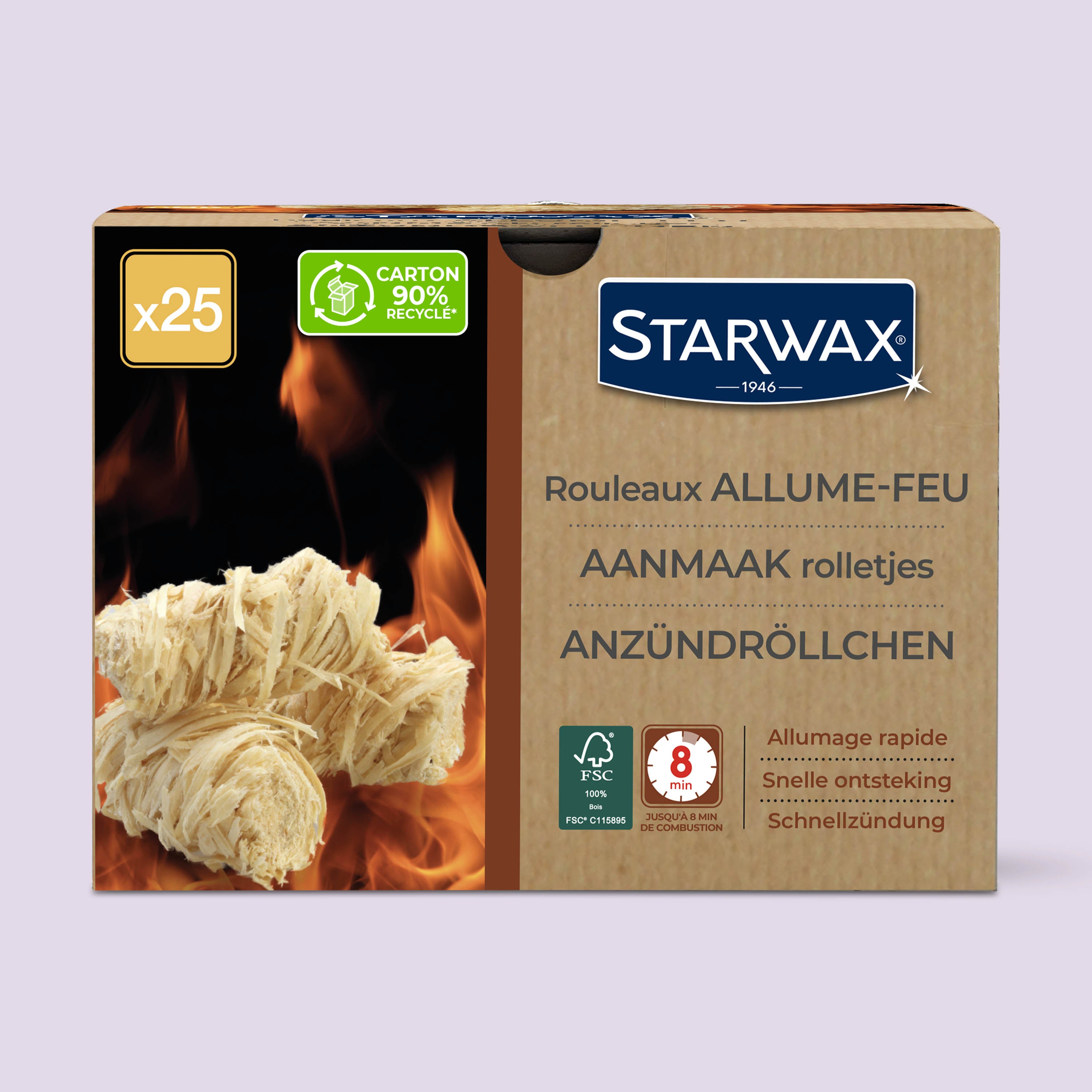 STARWAX - Rouleaux allume feu FSC® X50