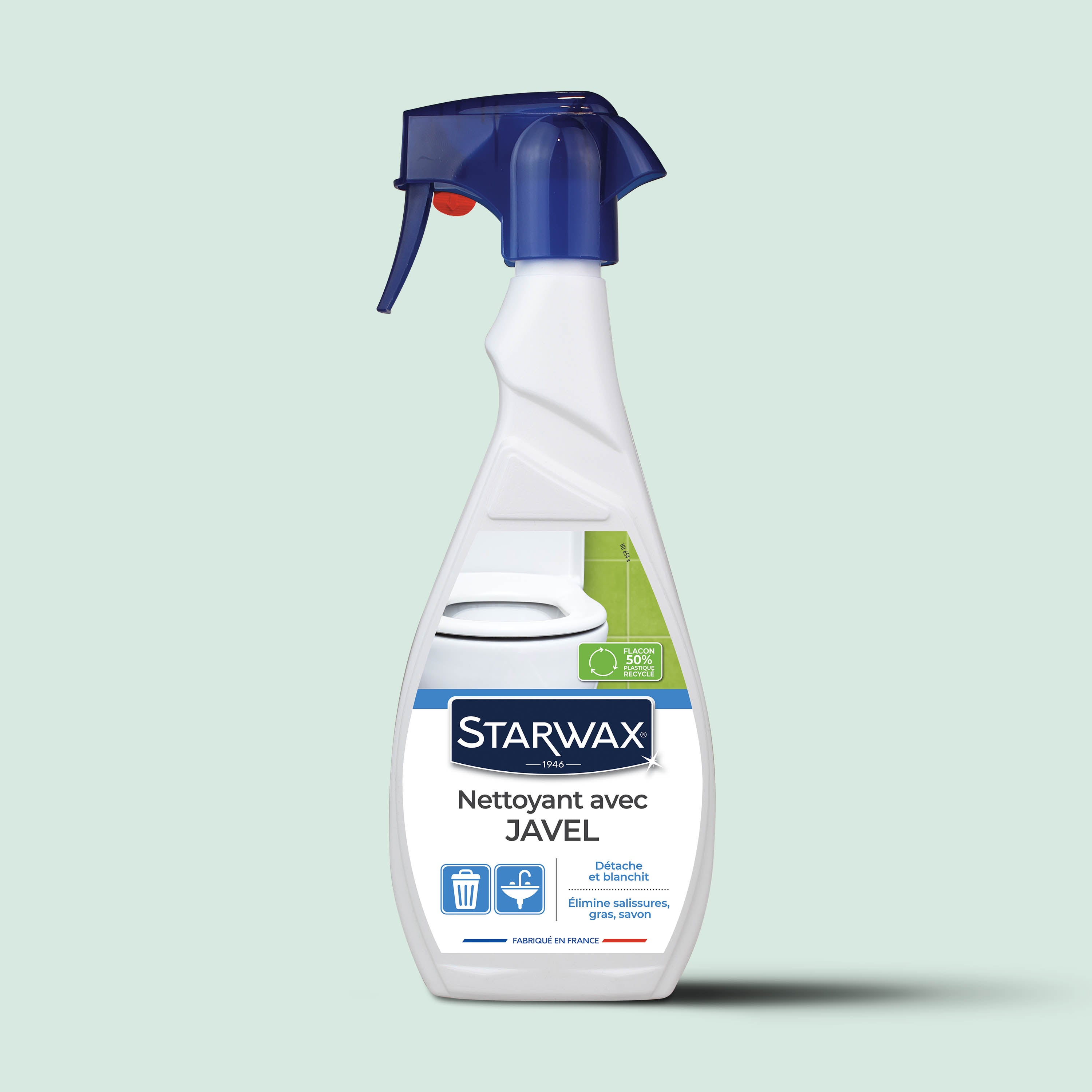 STARWAX - Nettoyant javel pour salle de bains 500ml