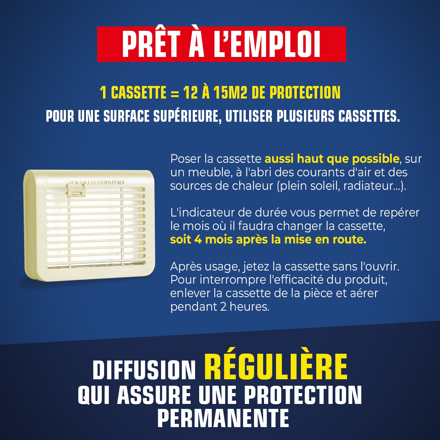 K.PRO - Cassette Mouches Moustiques
X1