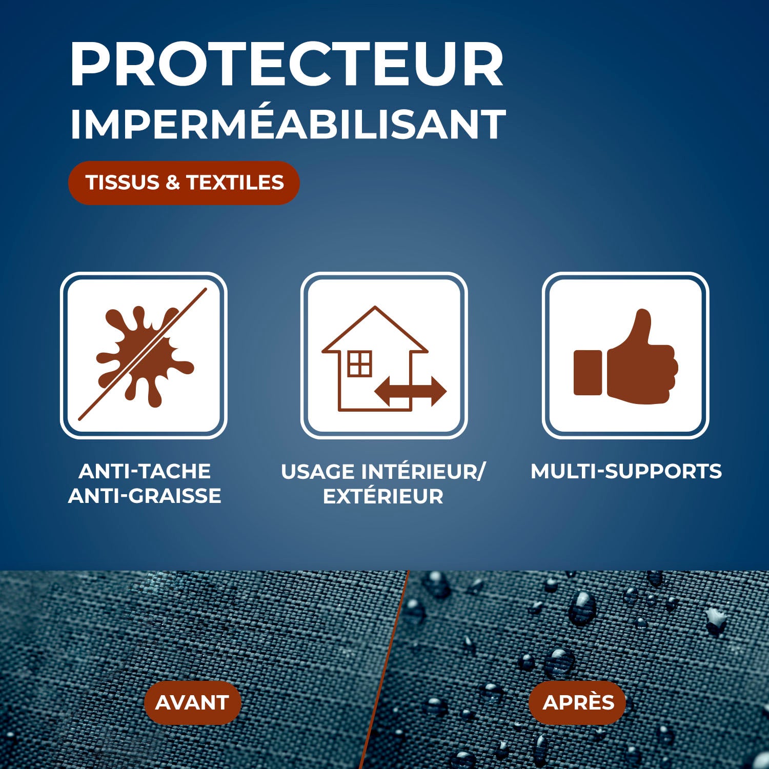 STARWAX - Aérosol protecteur imperméabilisant tissus et textiles 300ml