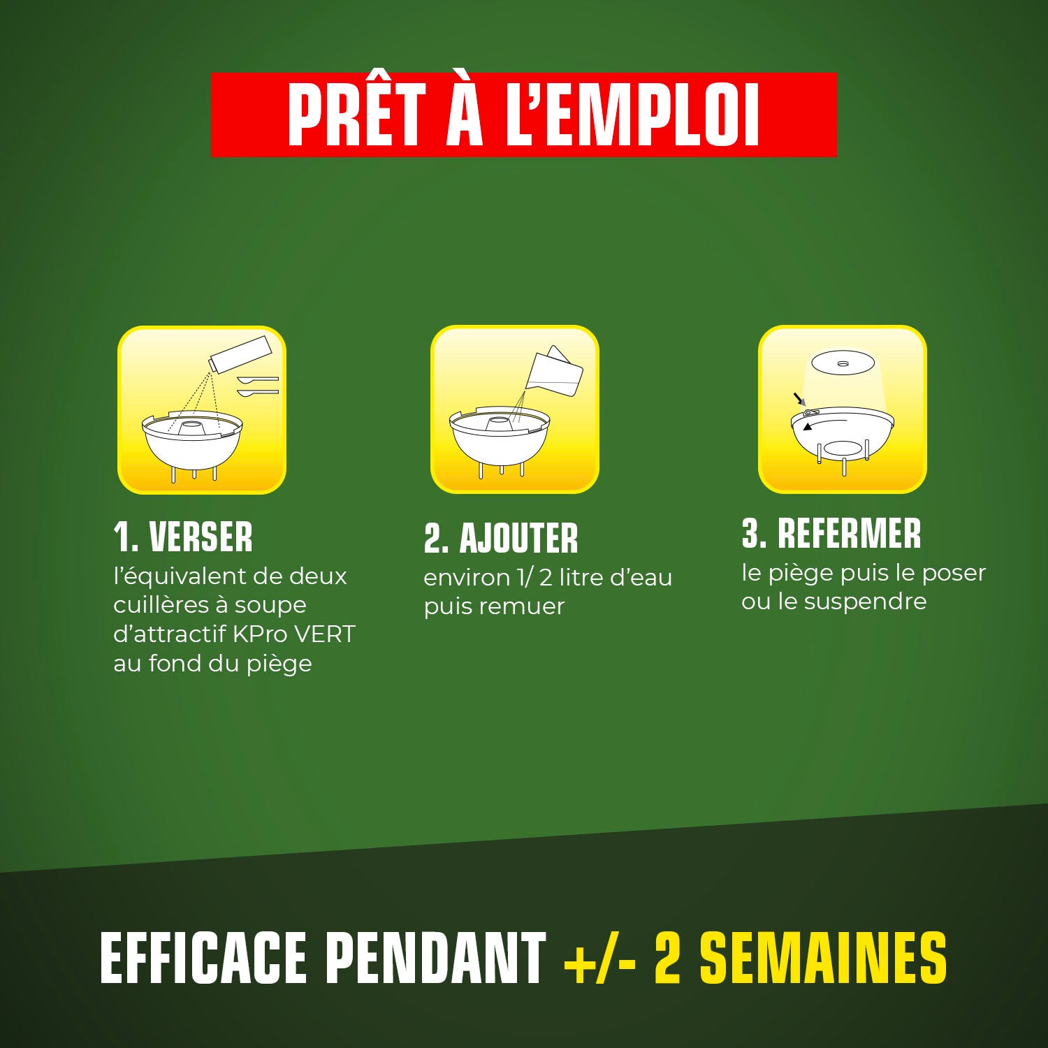 K.PRO - Attractif piège à guêpes et frelons 375g