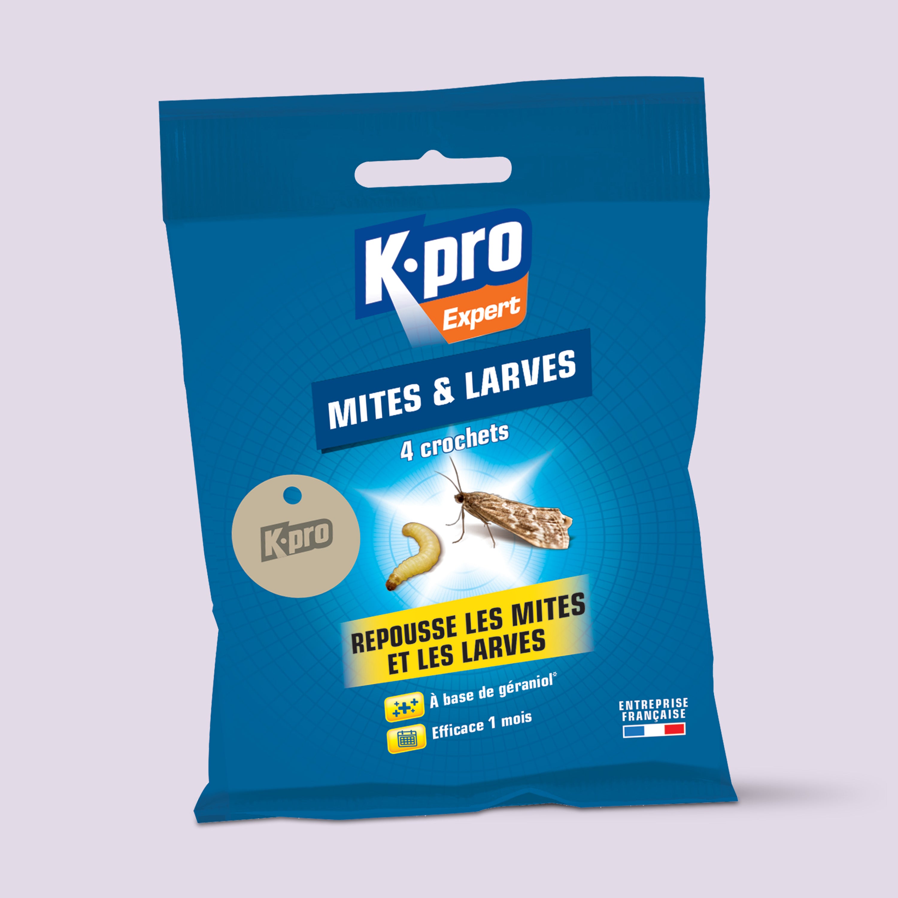 K.PRO - Crochets anti mites des vetements X4