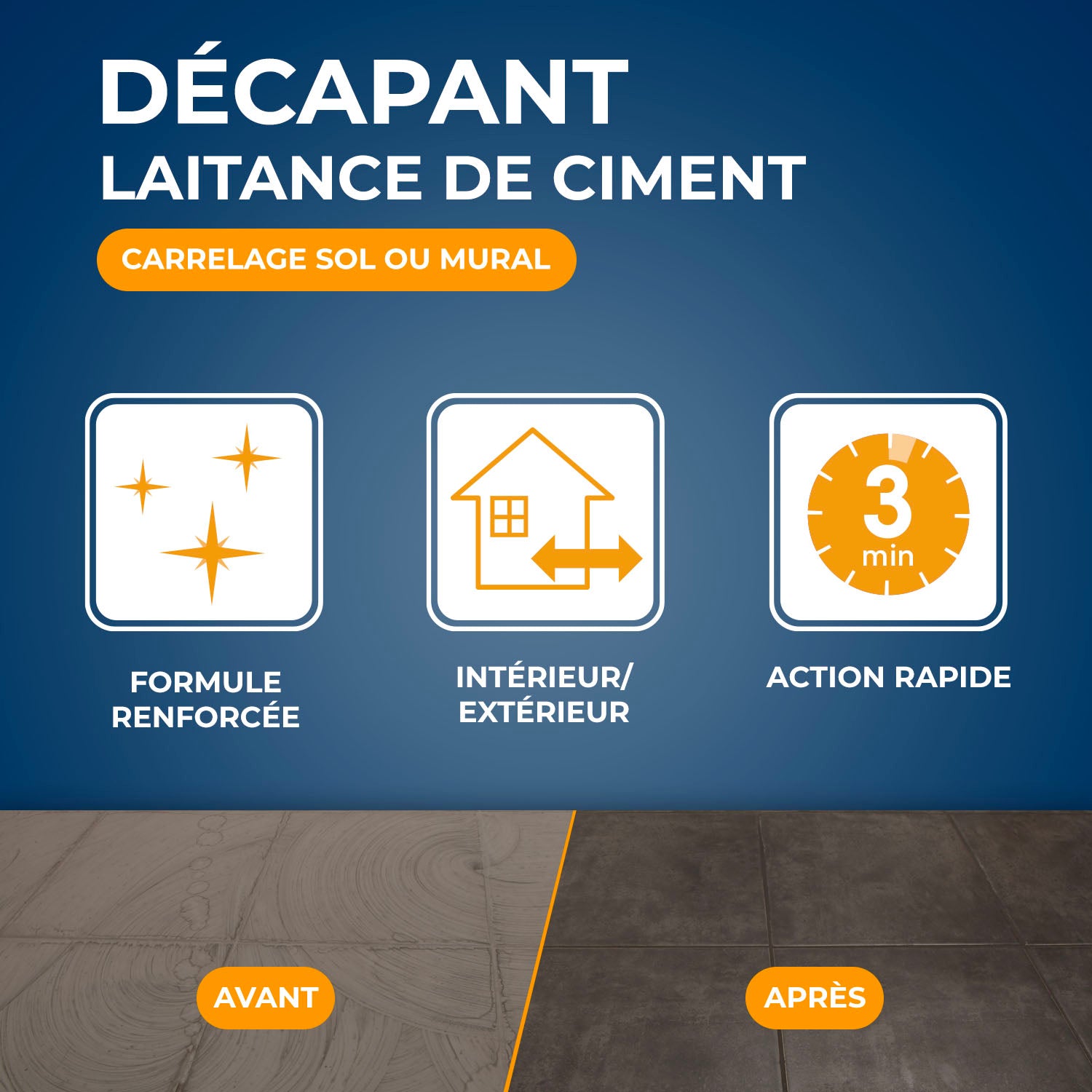 STARWAX - Décapant laitance de ciment 1L