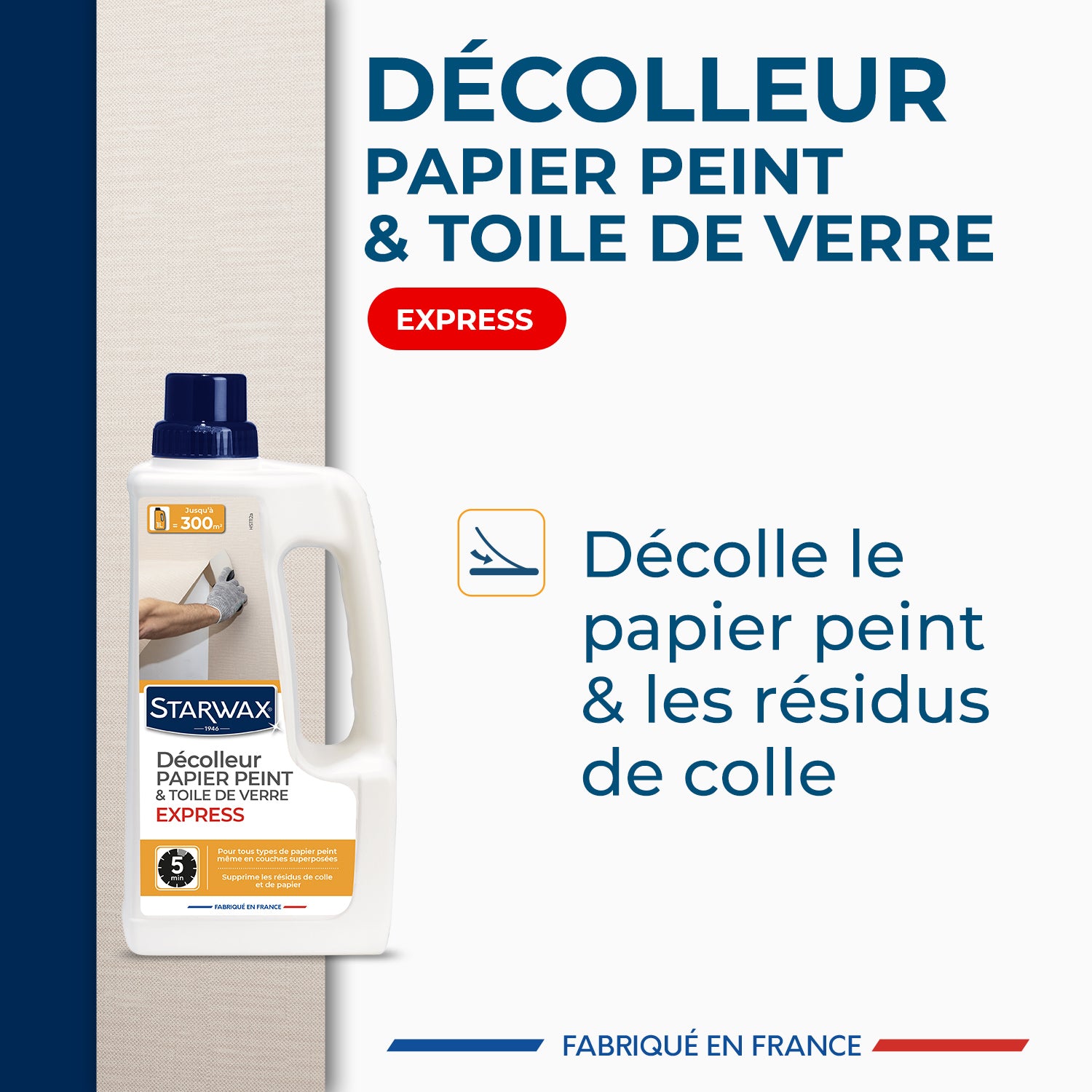 STARWAX - Décolleur Express papier peint 1L 1L