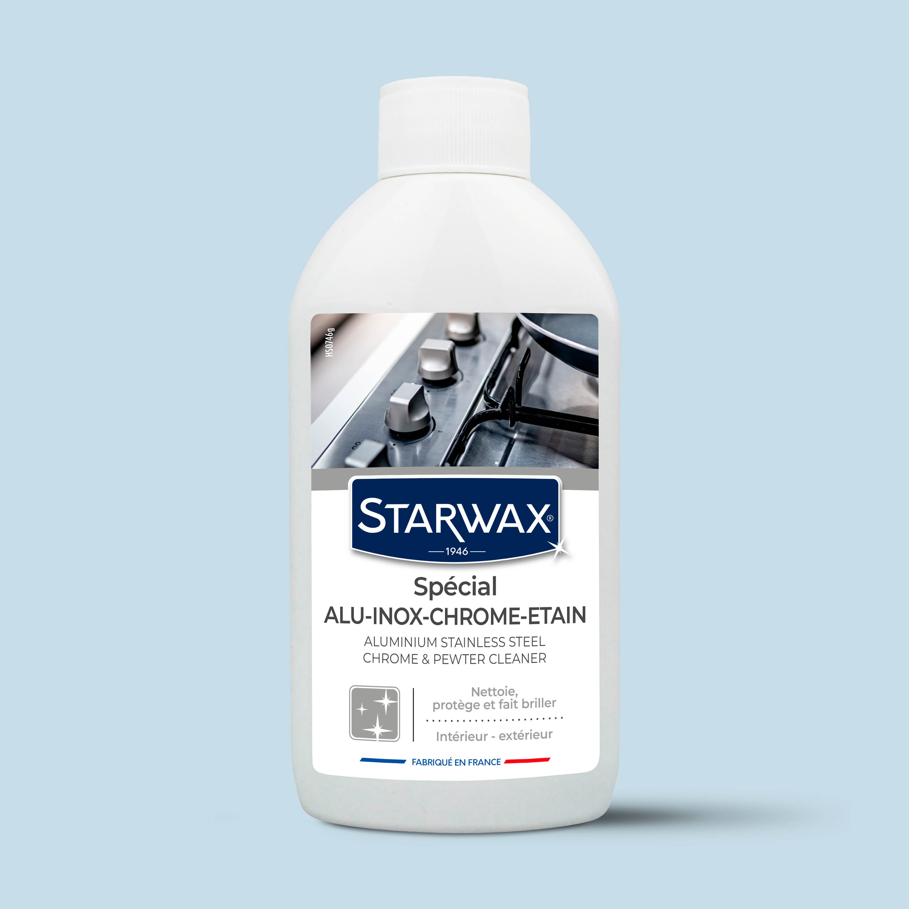 STARWAX - Nettoyant Alu Inox Chrome & Etain 250ml