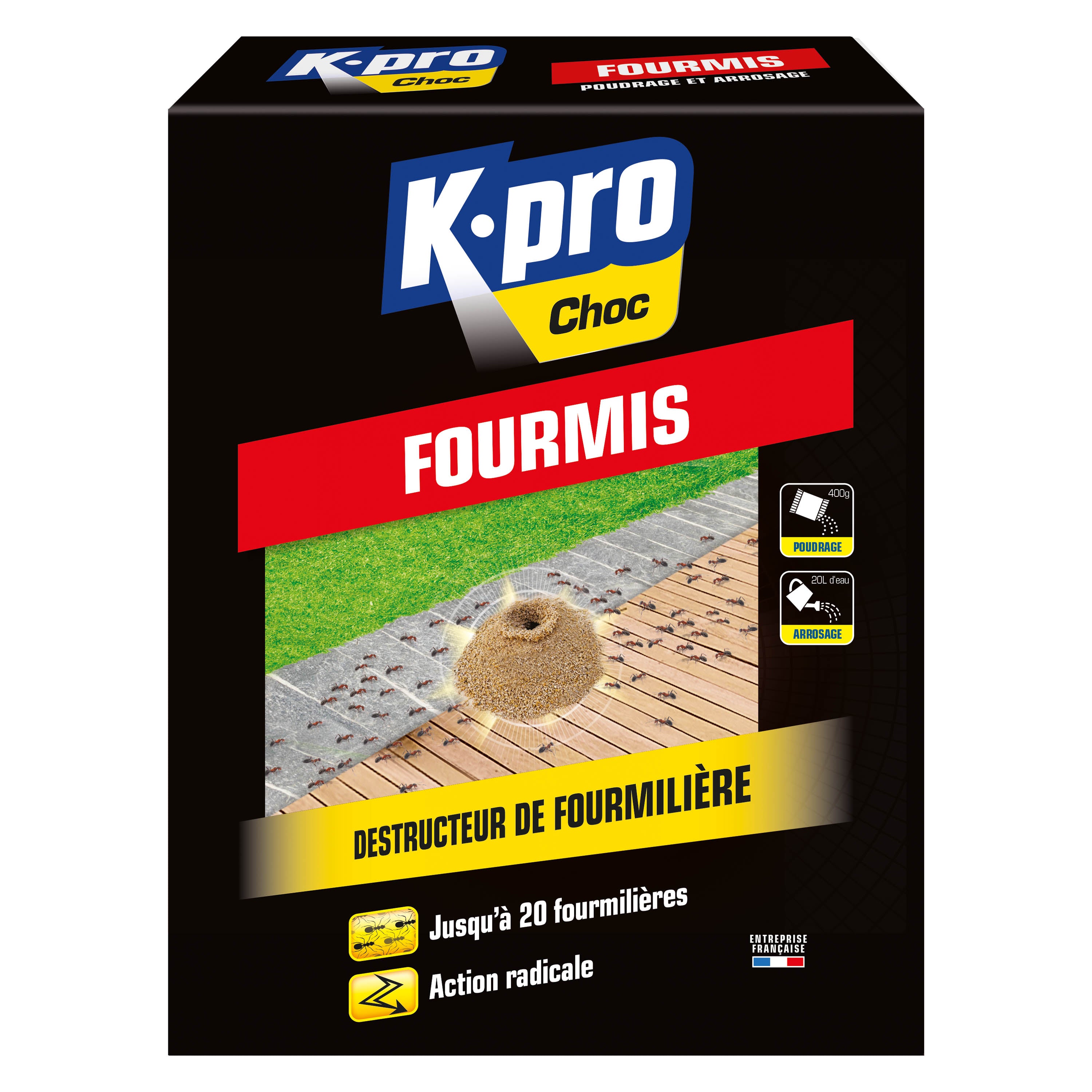 K.PRO - Destructeur de fourmilières
400g
