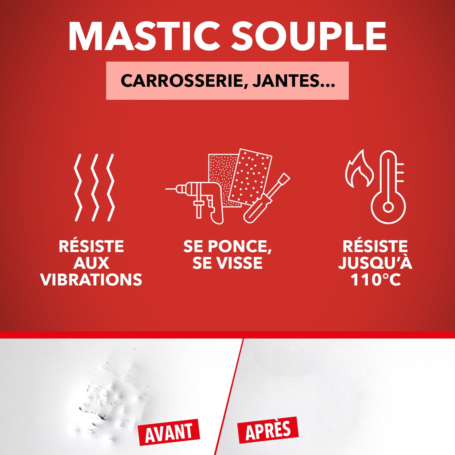 SINTO - Répare métal souple 170ml