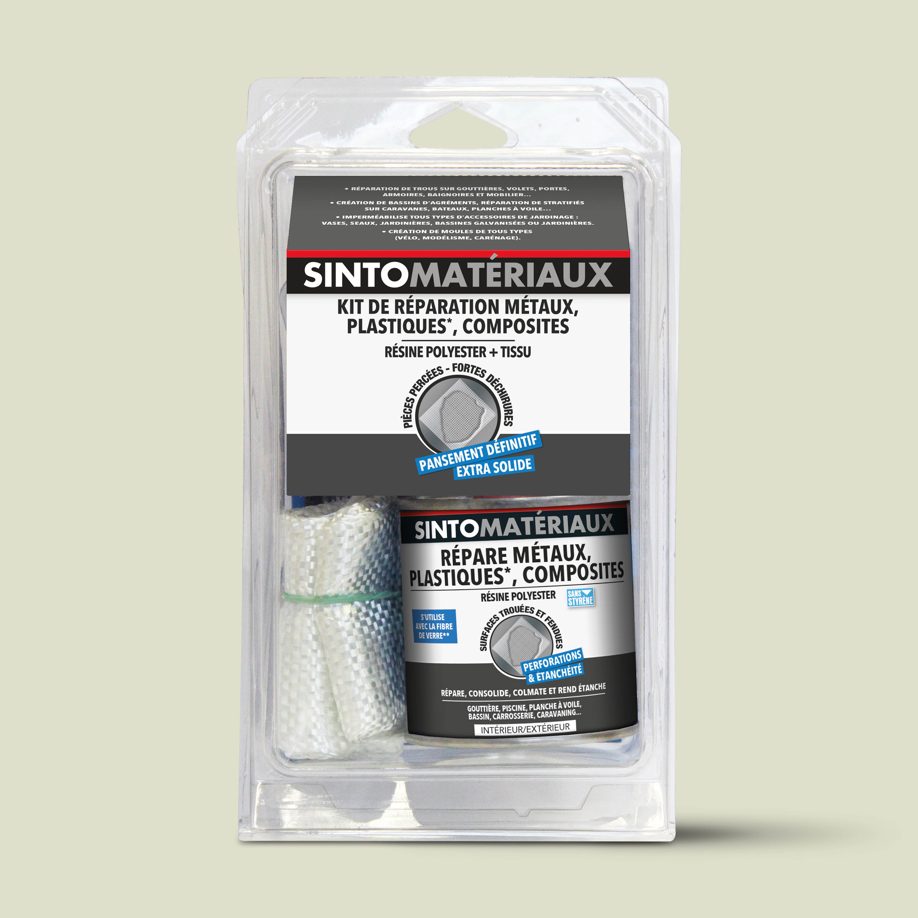 SINTO - Kit résine et tissu 250ml