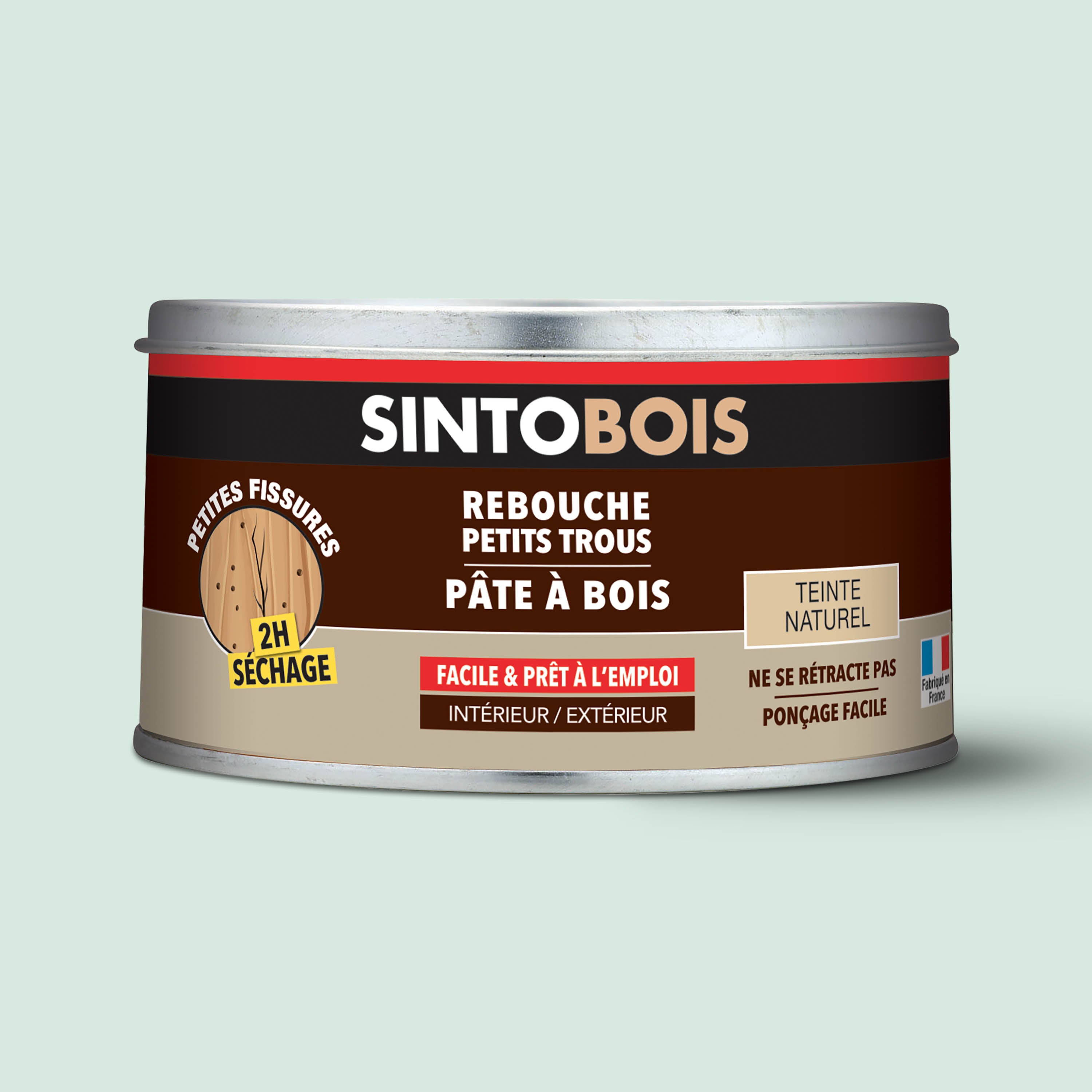 SINTO - Pâte à bois tradition 550ml Chêne clair