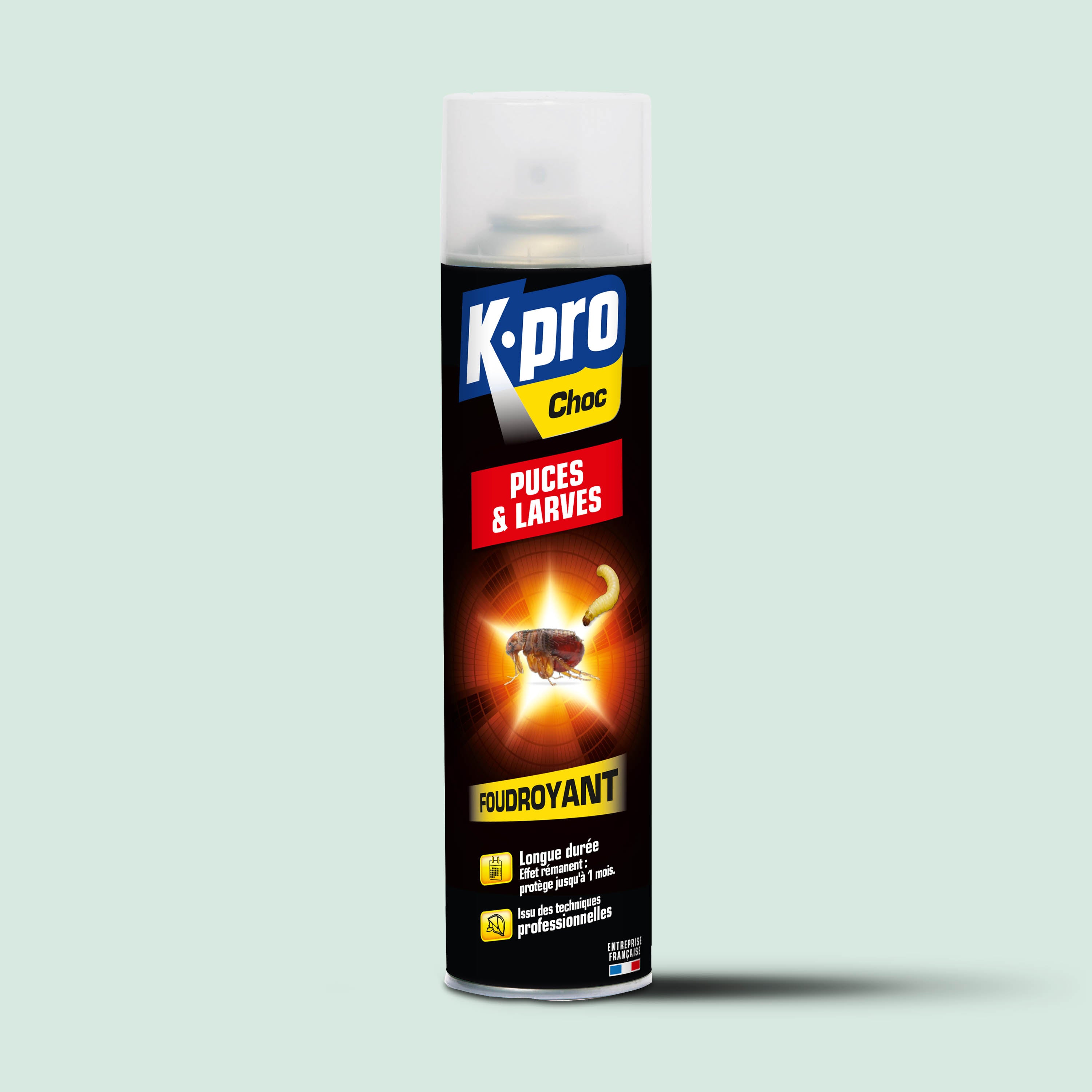 K.PRO - Aérosol foudroyant puces et larves
400ml