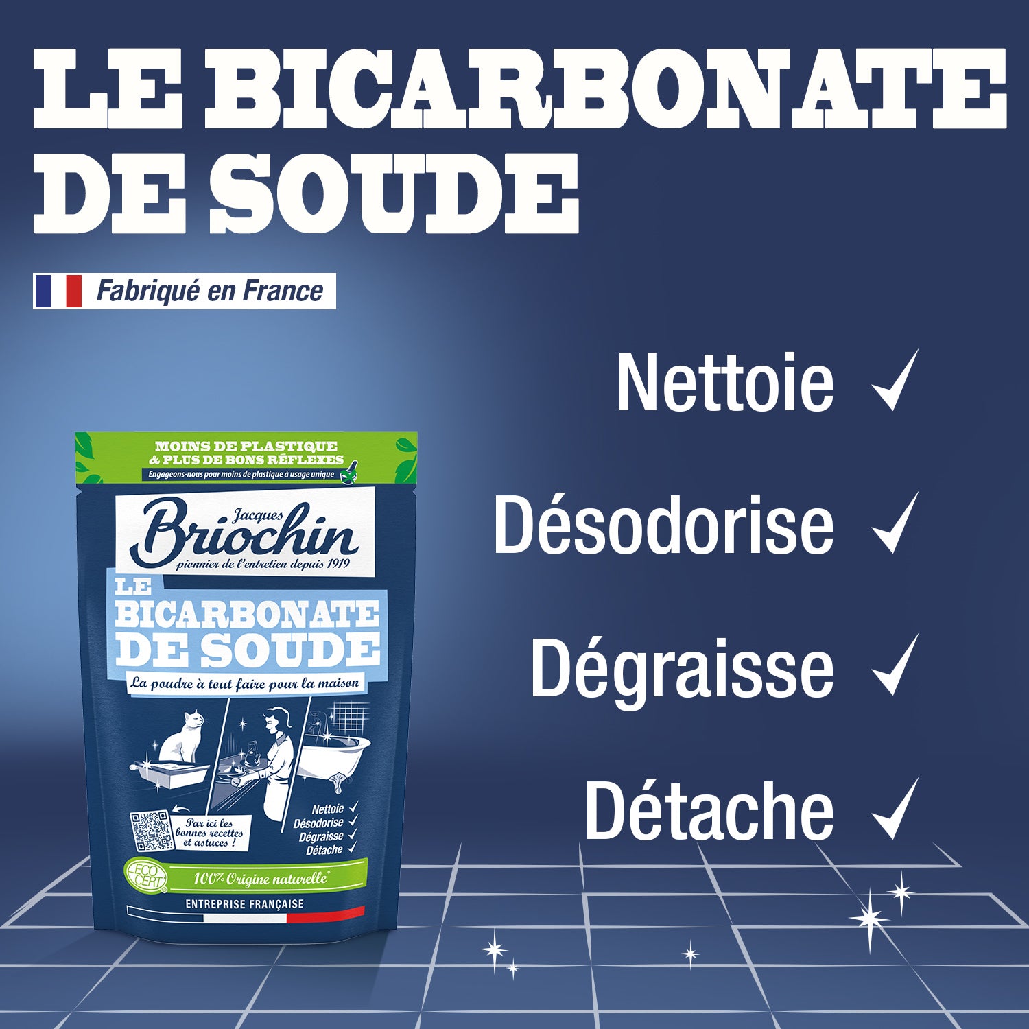JACQUES BRIOCHIN - Le Bicarbonate de soude 500g