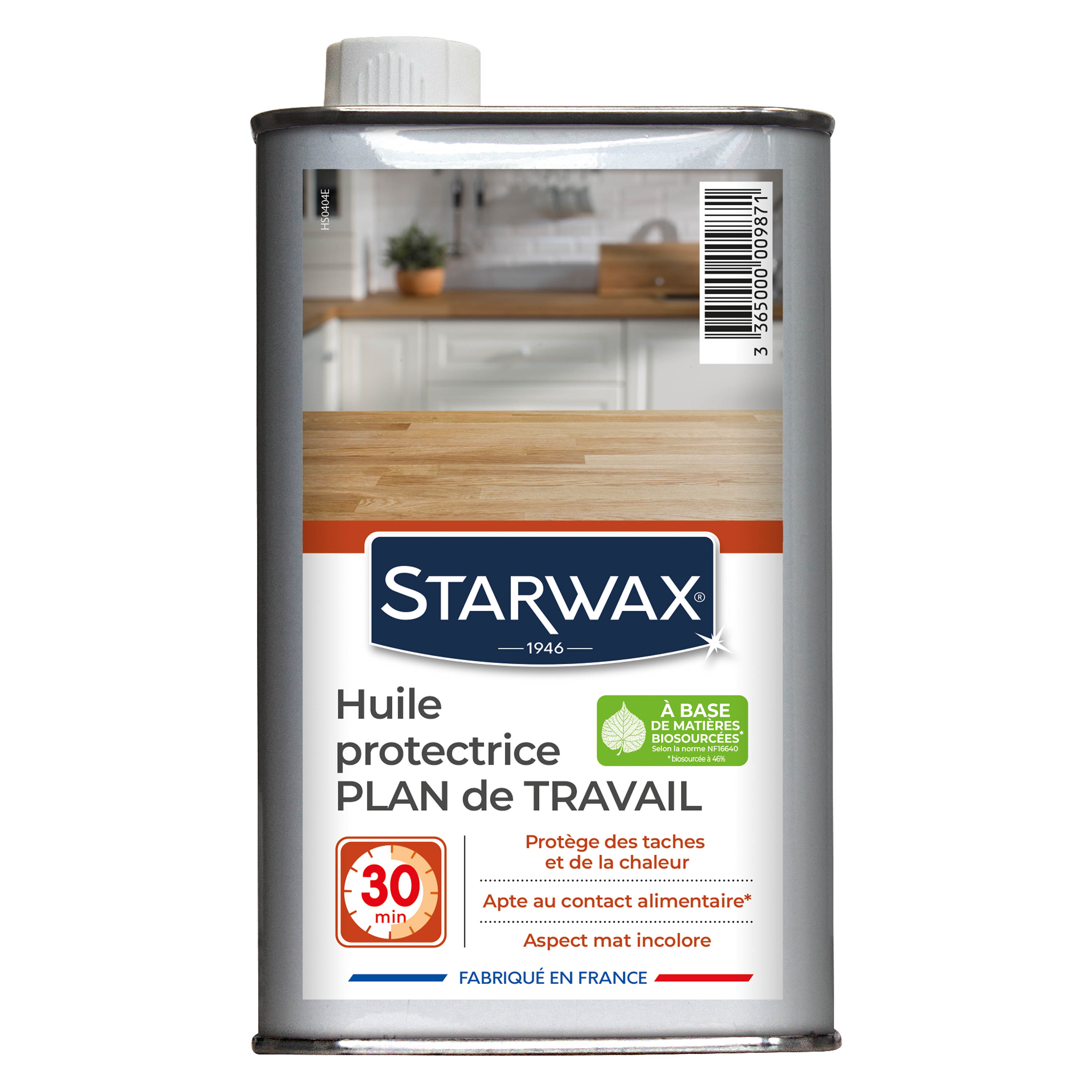 STARWAX - Huile protectrice pour plan de travail en bois huilé
500ml