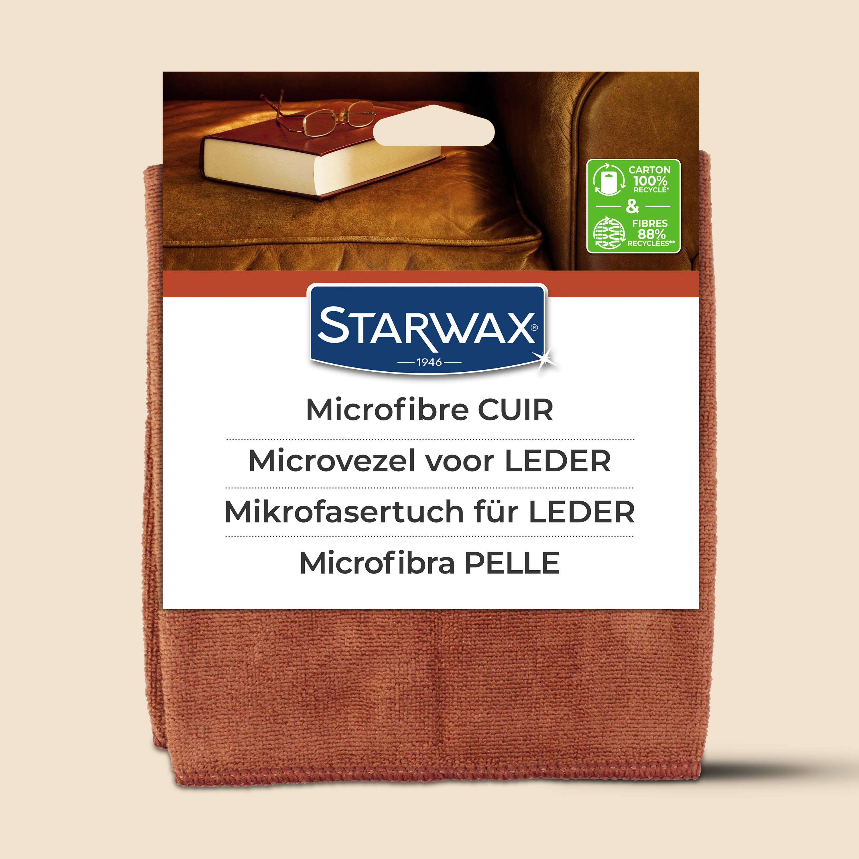STARWAX - Microfibre cuir X1