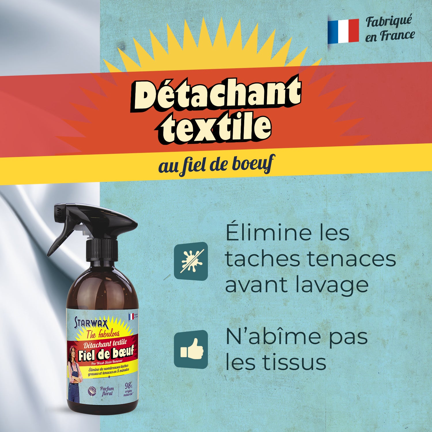 STARWAX FABULOUS - Spray détachant au fiel de boeuf 500ml