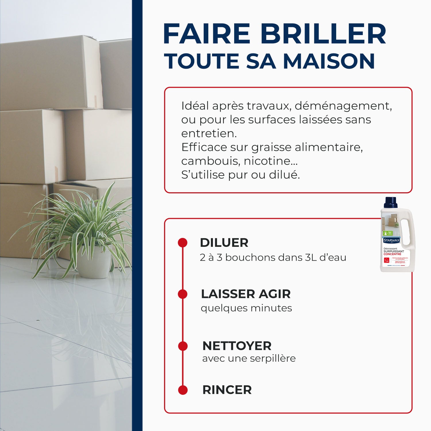 STARWAX - Décrassant surpuissant concentré 1L