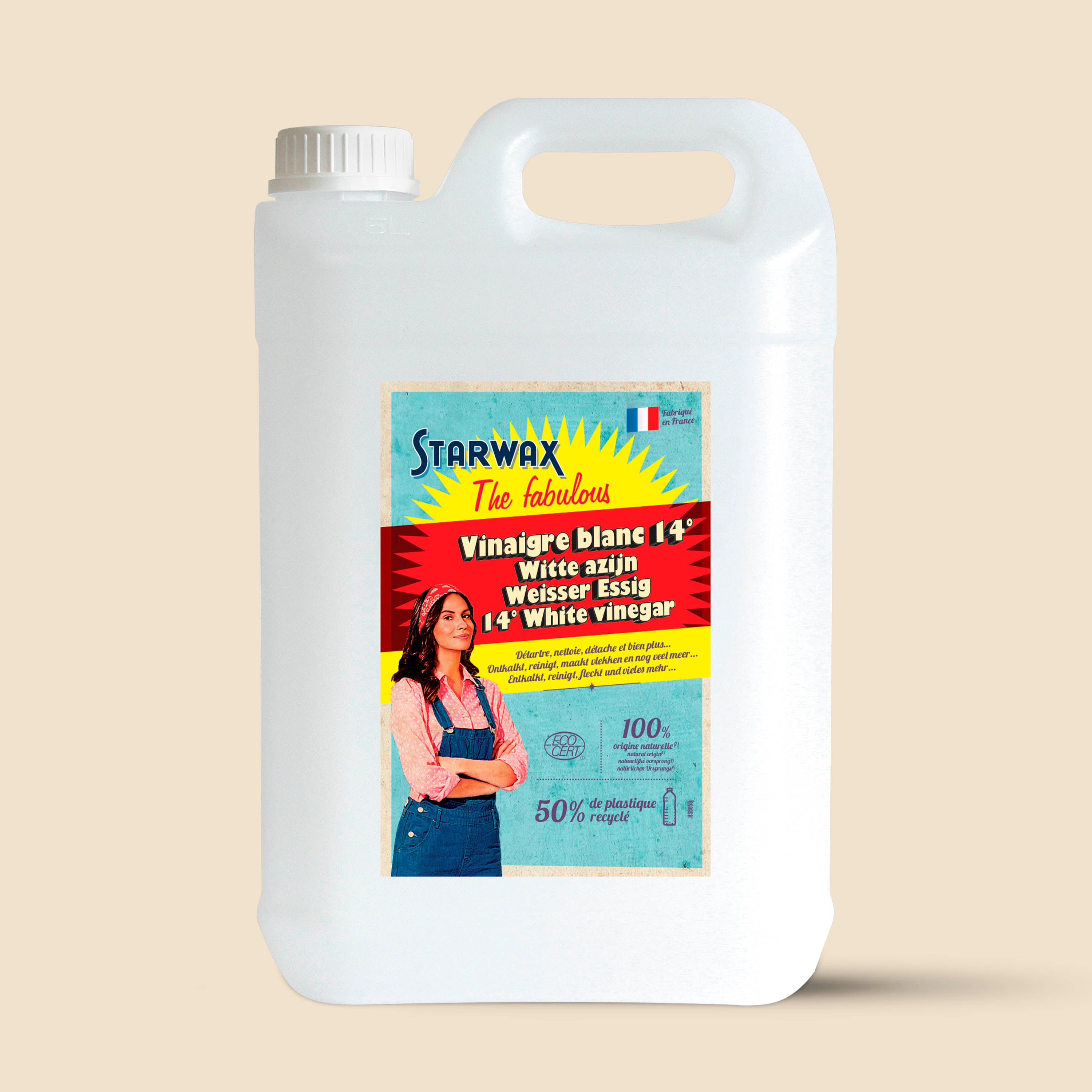 STARWAX FABULOUS - Vinaigre blanc 14° 1L