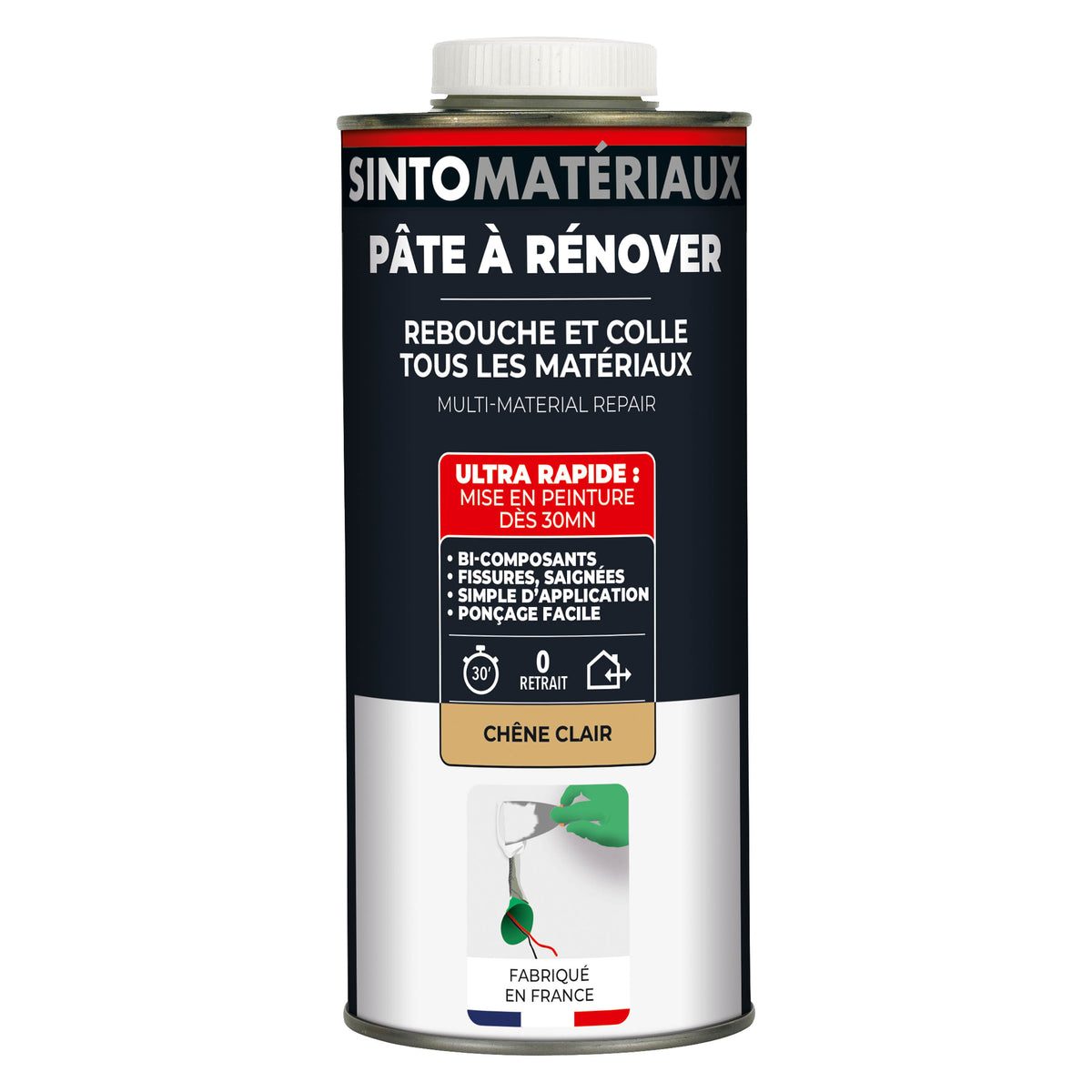 SINTO - Pâte à rénover 408g Blanc