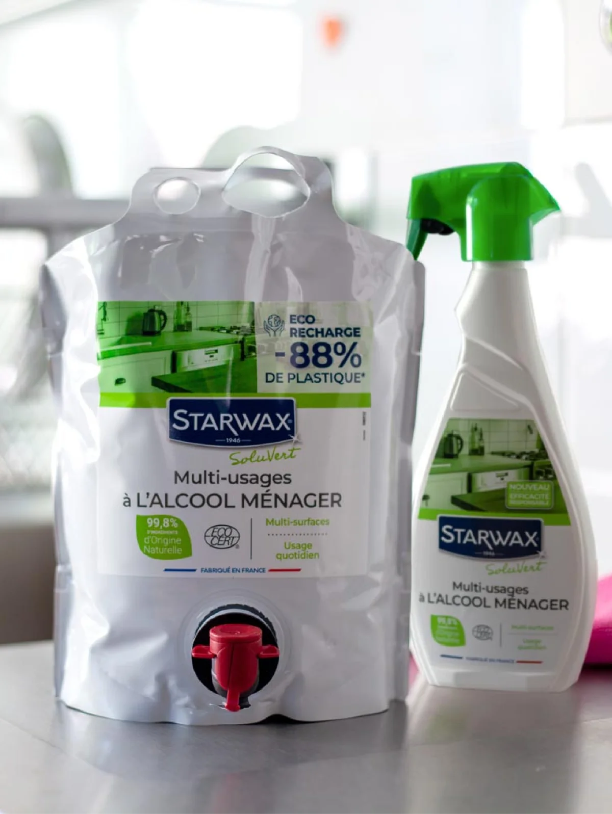 Les produits d'entretien et de nettoyage pour la cuisine Starwax Soluvert