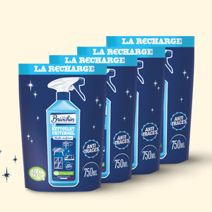 Lot de 4 recharges nettoyant universel