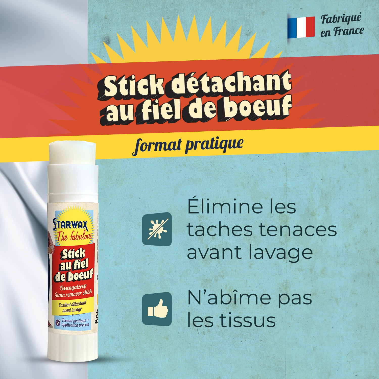 Savon au fiel de boeuf en stick