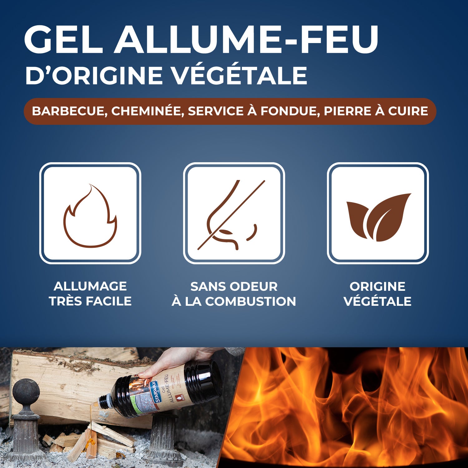 STARWAX - Gel Allume feu 850ml